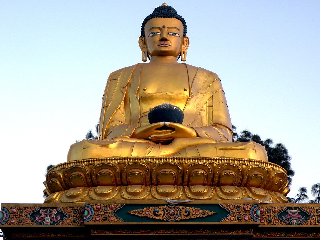 1024x768 Gautam Buddha, Swayambhu, Kathmandu, Nepal
