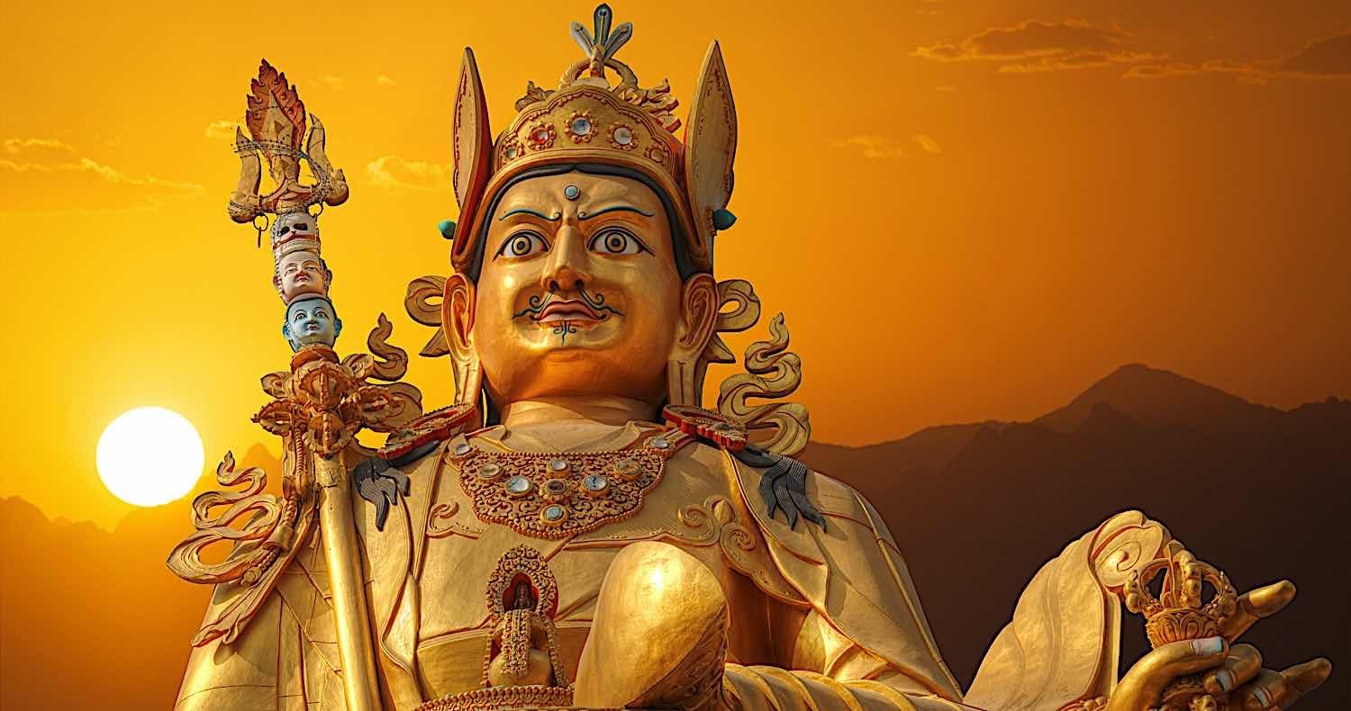 1500x790 Buddha Weekly Guru Rinpoche In Nepal Sunset Photo Lindrik Dreamstime_xxl_123164093 Buddhism Weekly: Buddhist Practices, Mindfulness, Meditation