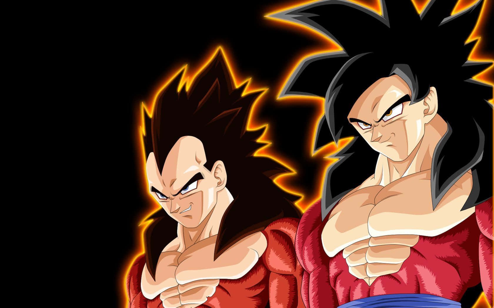 1680x1050 Baixe Papéis de Parede do dragonball Z Goku E Vegeta Super Saiyan 4