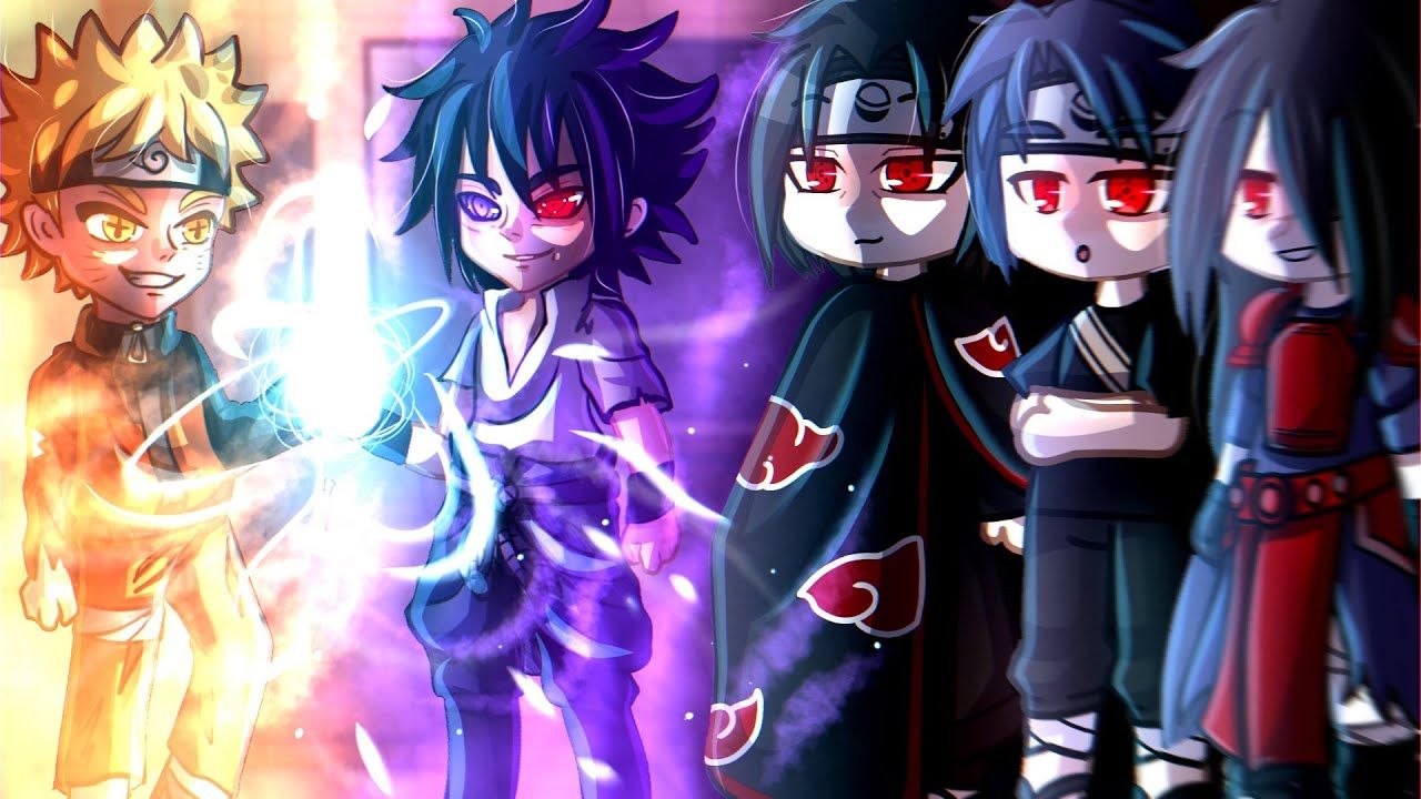 1280x720 Uchiha Clan React To Naruto And Sasuke // Gacha React