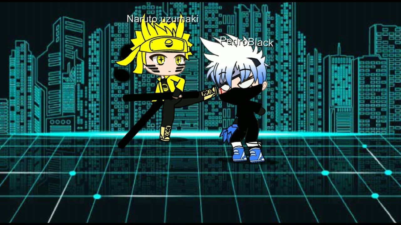 1280x720 PedroBlack (eu) vs Naruto Modo Rikudou, no gacha club!
