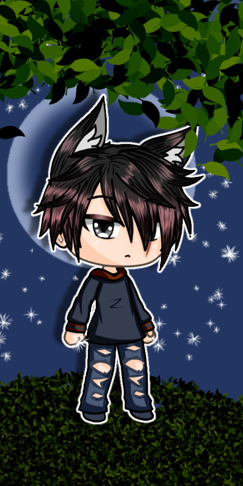 800x1600 Duke oc, anime, edit, gacha life, oof, HD phone wallpaper