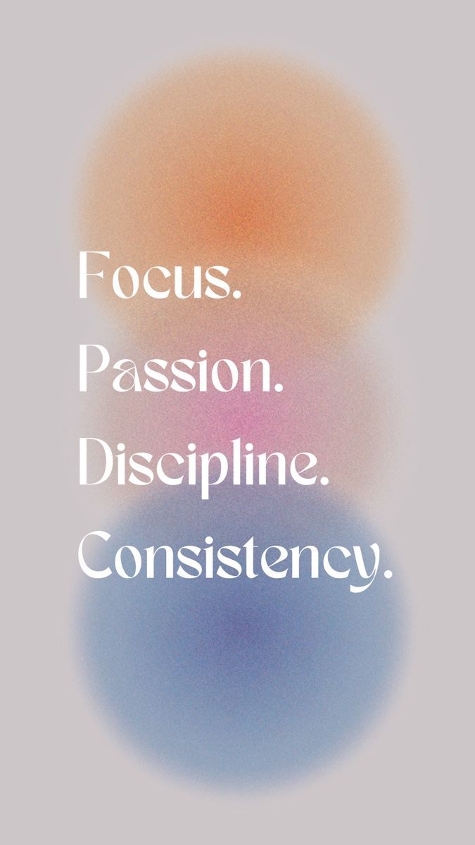 675x1200 Focus. Passion. Discipline. Consistency