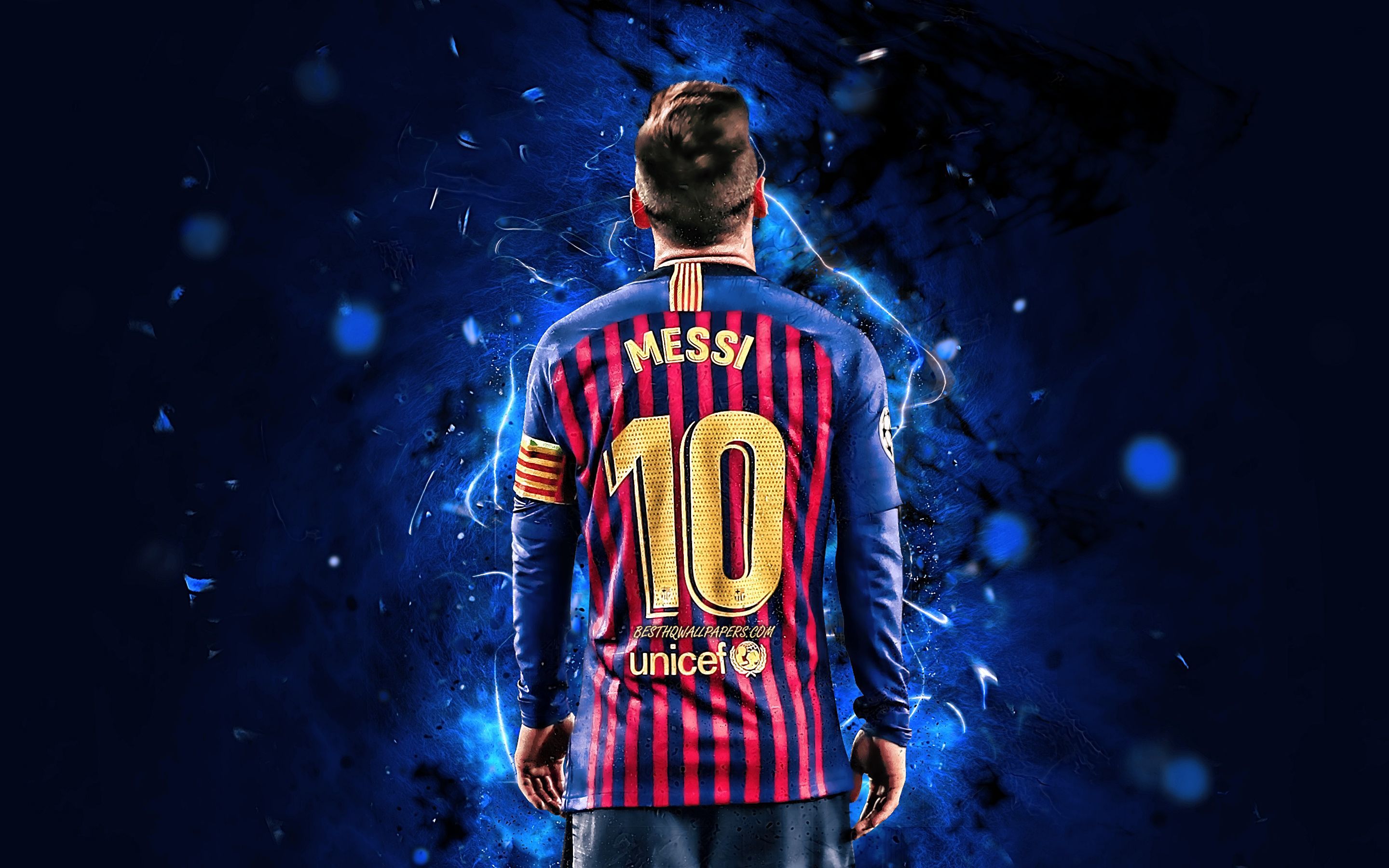 2880x1800 Messi Neon Wallpaper