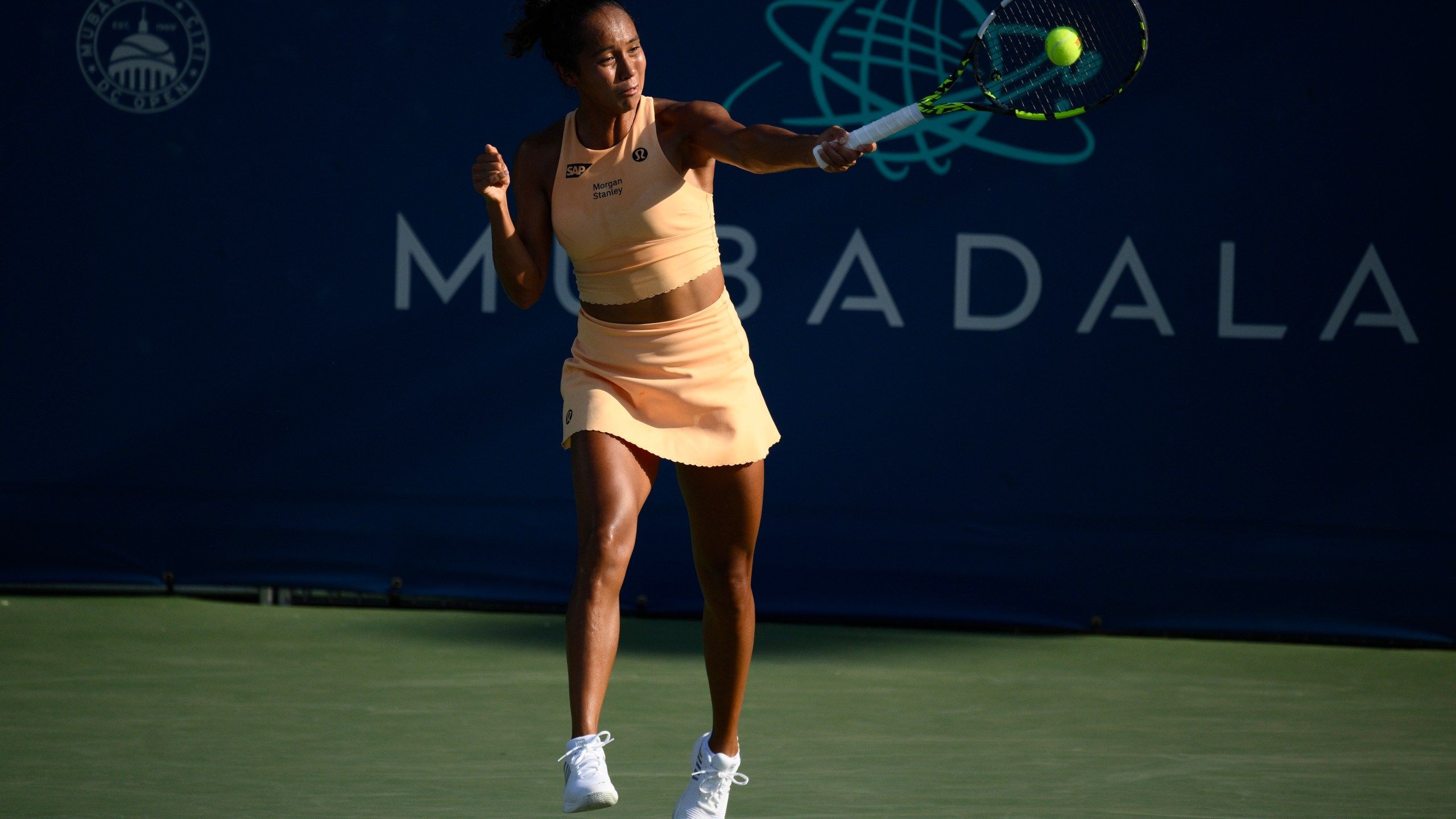 2560x1440 Leylah Fernandez wins the DC Open fueled by Shake Shack. Alex de Minaur takes the men's title
