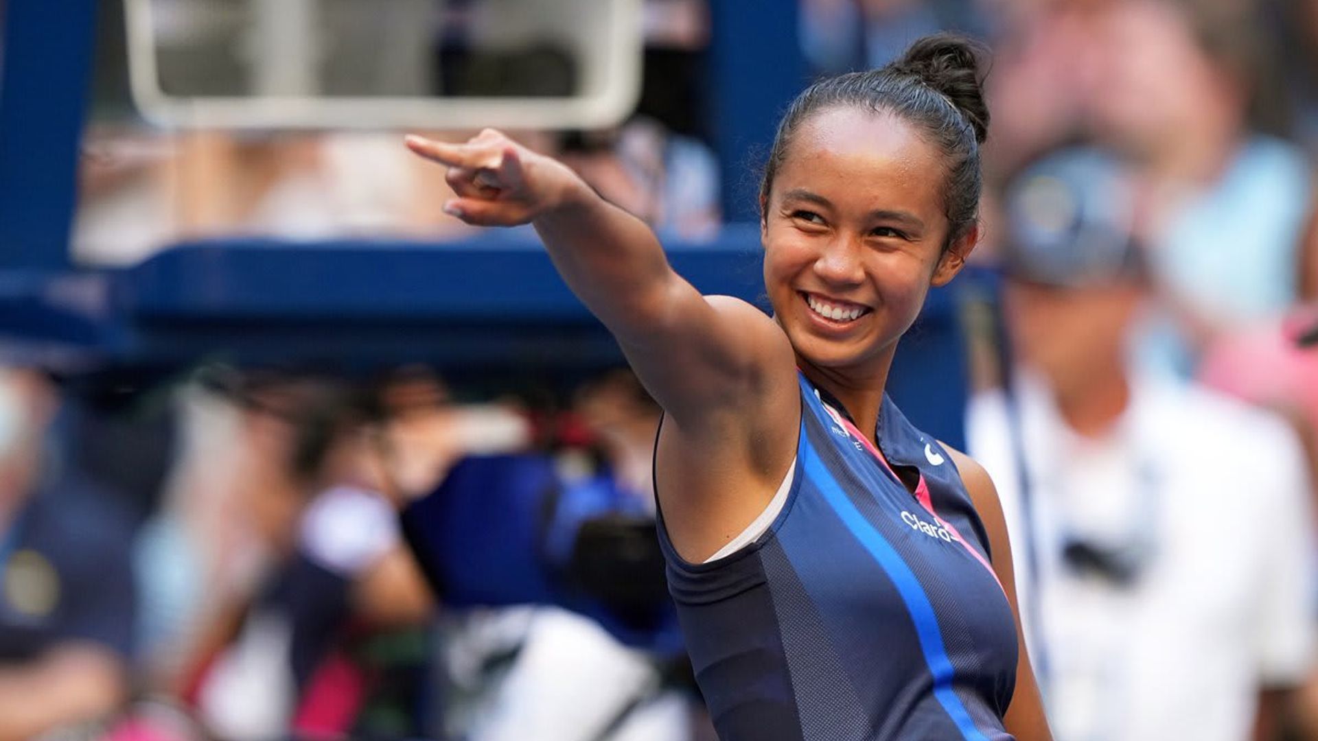 1920x1080 Celebrity reactions to tennis teenage sensation Leylah Fernandez