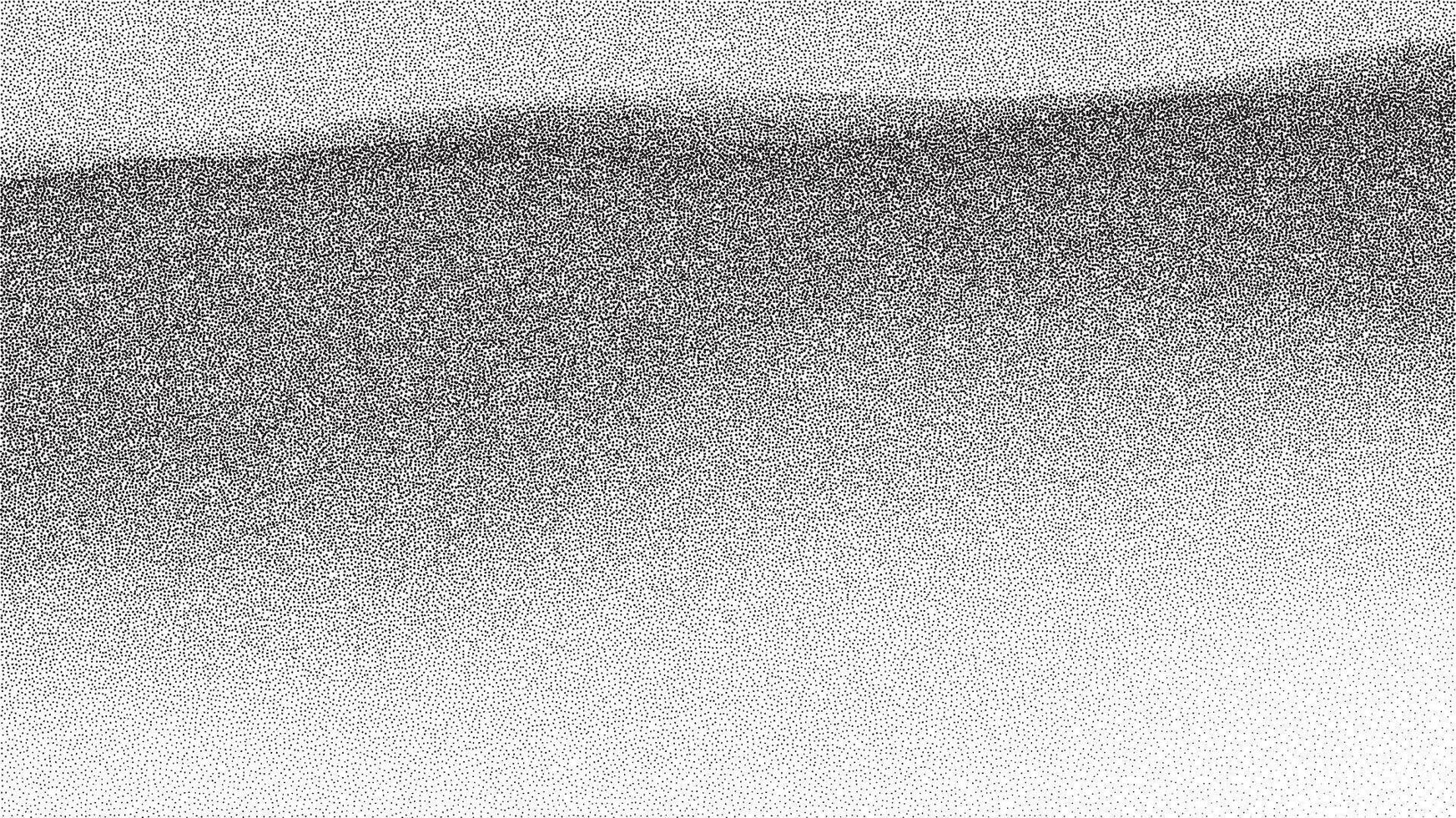 1745x980 Noise grain gradient background grainy effect. Stipple dust overlay retro grit texture