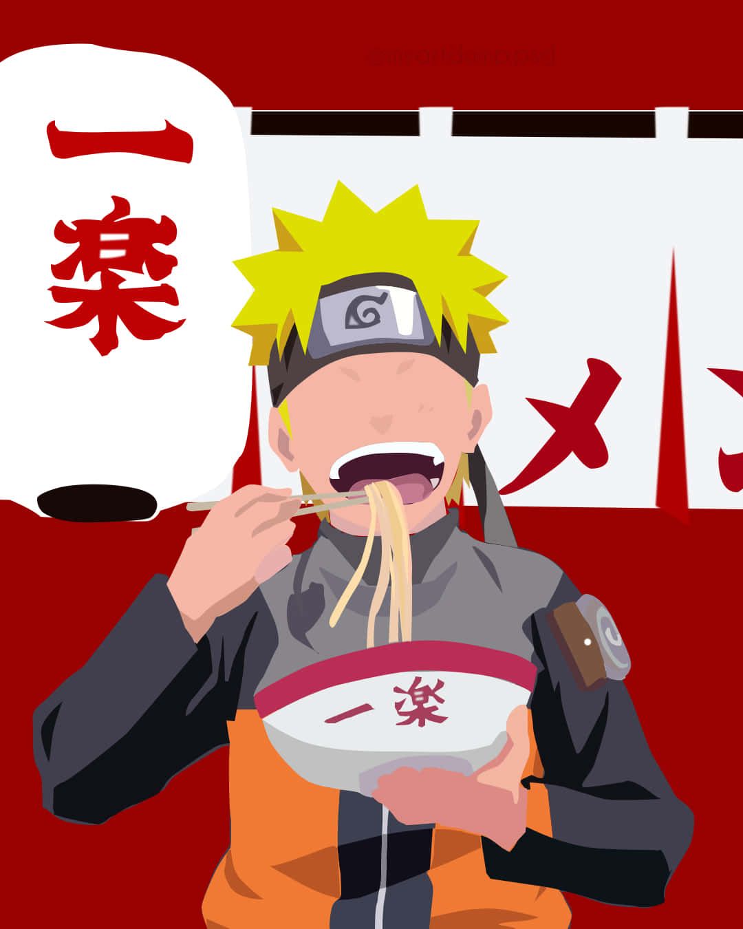 1080x1350 Download Enjoy a delicious bowl of Naruto Ramen! Wallpaper