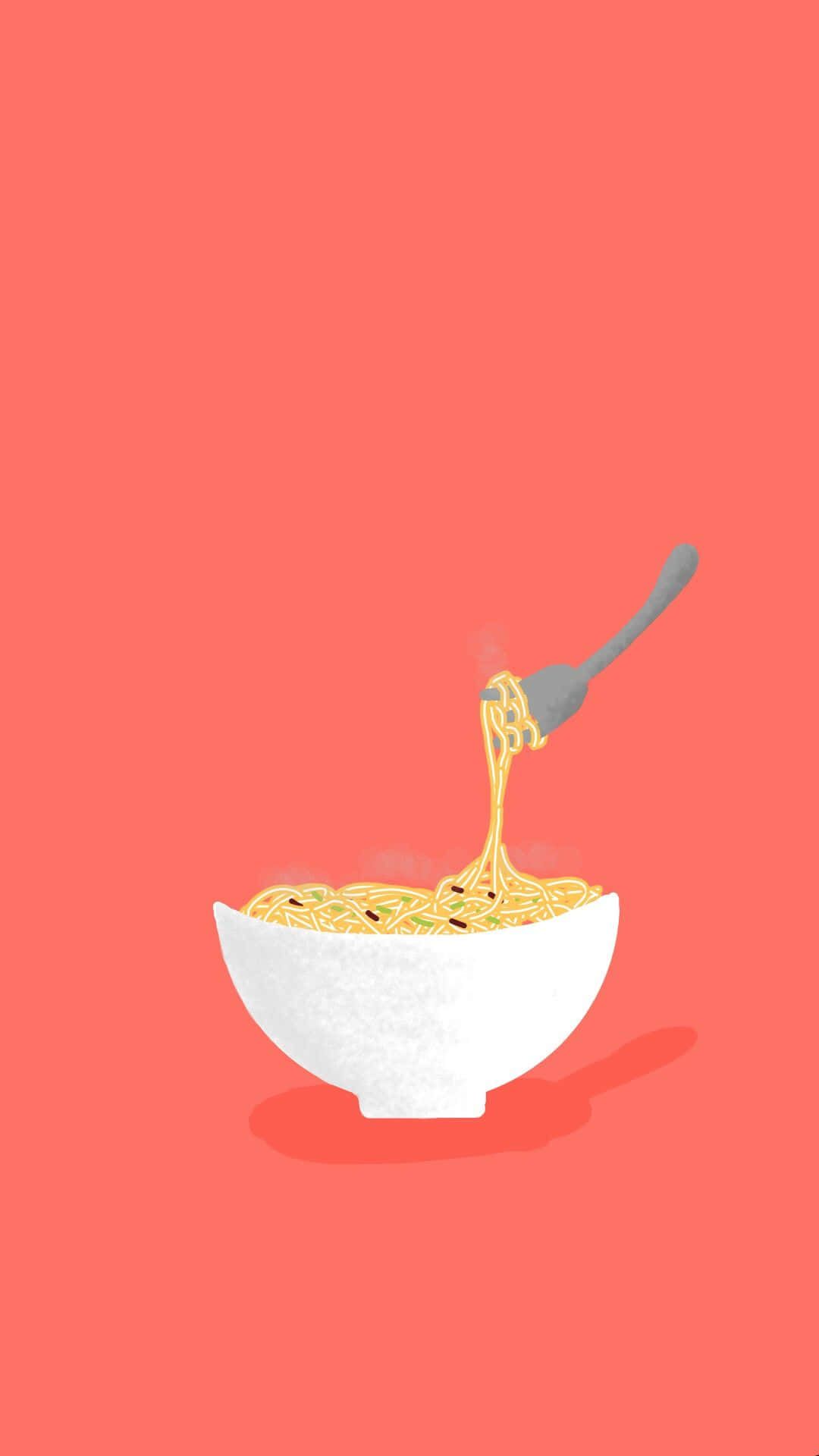 1080x1920 Download Indulging Ramen Noodles in Aesthetic Art Wallpaper