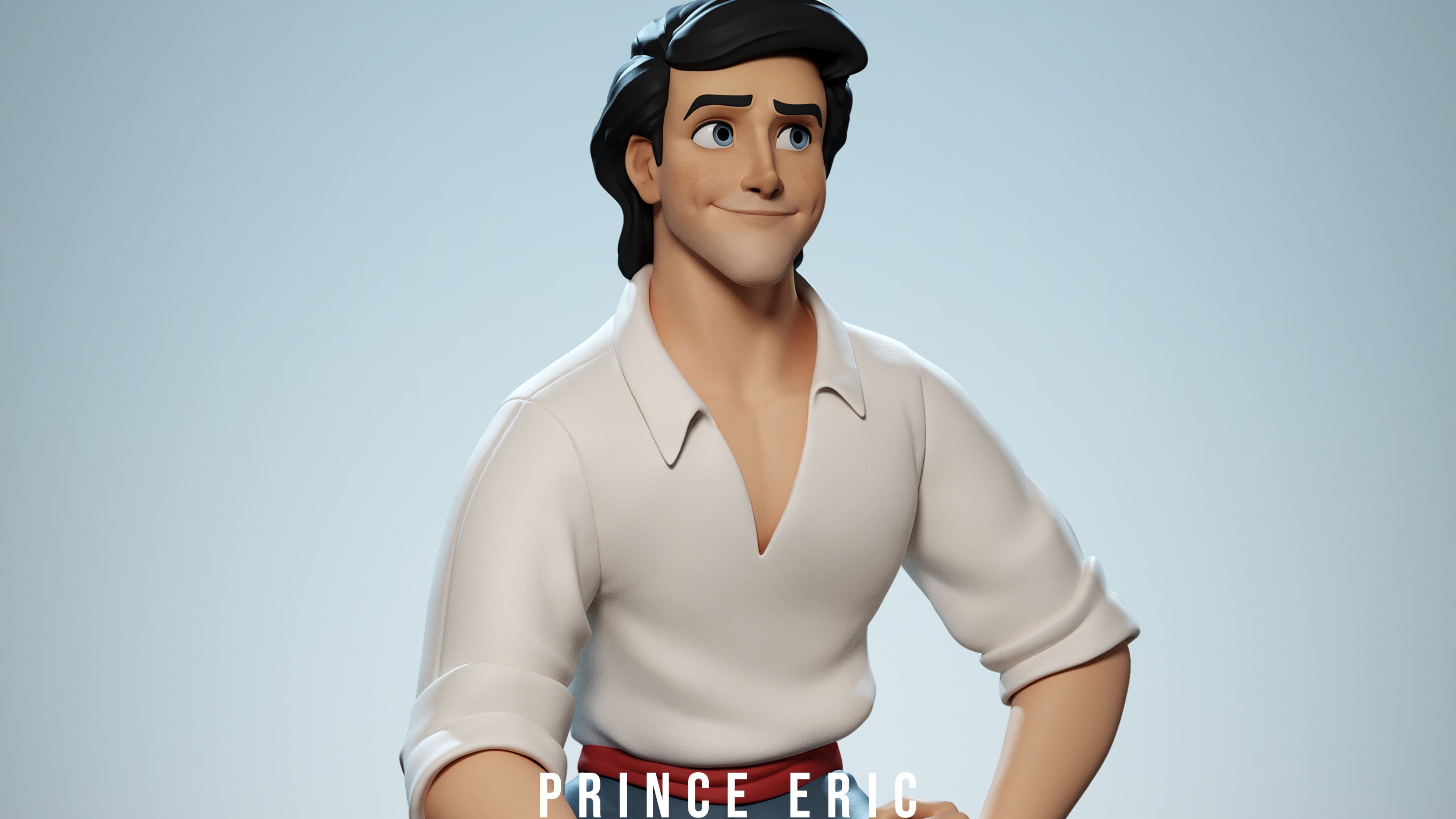 3840x2160 Prince Eric (The Little Mermaid) Wallpaper