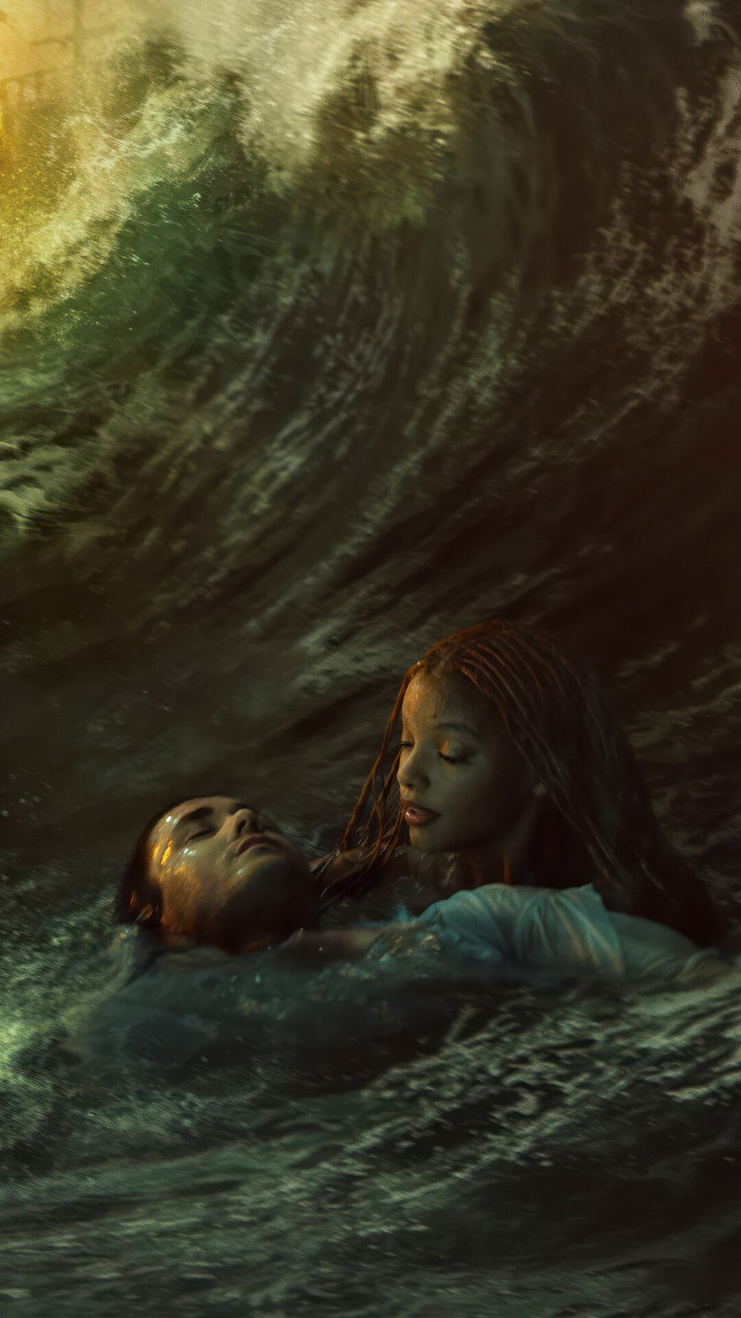 1080x1920 The Little Mermaid Ariel Prince Eric 2023 Wallpaper 4K HD PC k