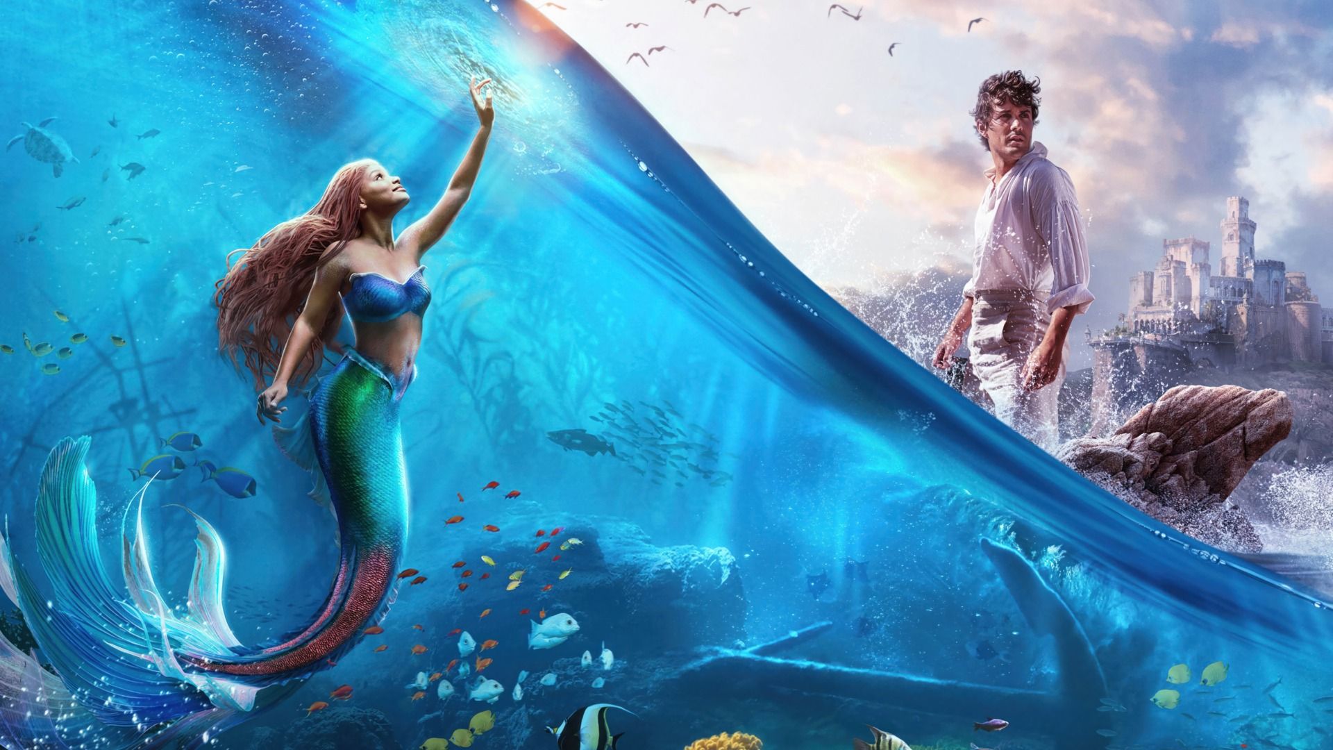 1920x1080 The Little Mermaid Ariel And Prince Eric [1920x1080]