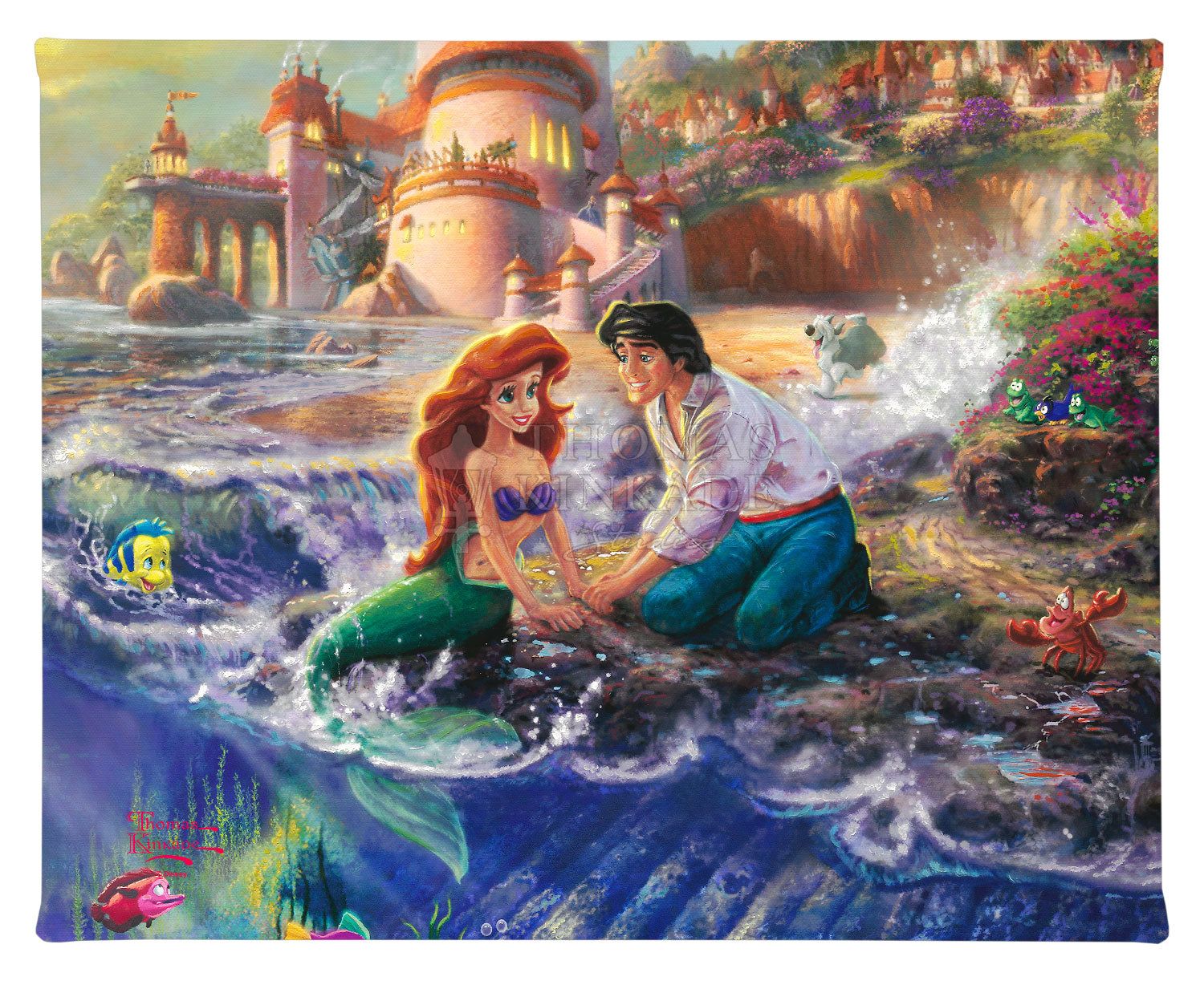 1500x1228 Disney The Little Mermaid x 10 Gallery Wrapped Canvas