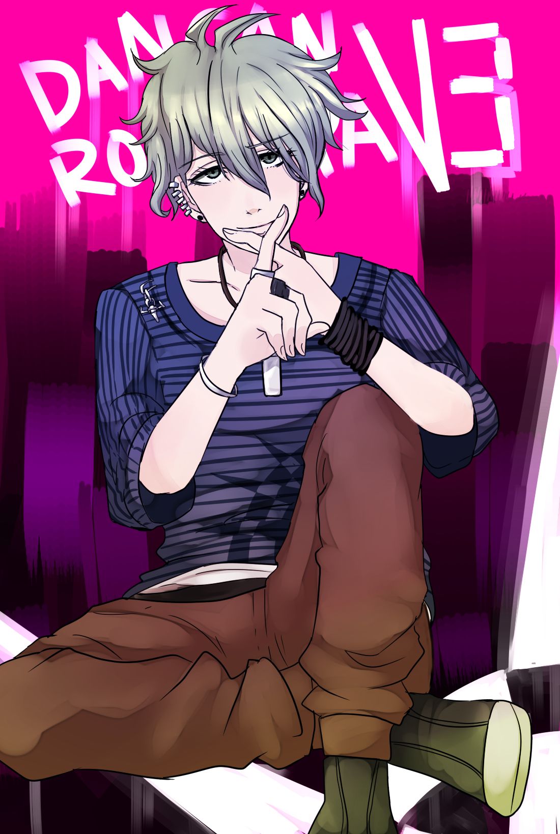 1100x1640 Amami Rantarou Danganronpa V3 Wallpaper by Pixiv Id 13863496 Anime Image Board