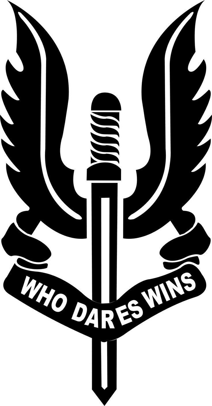 736x1408 Indian commando logo. Who dares wins tattoo, Who dares wins wallpaper, Forces logo