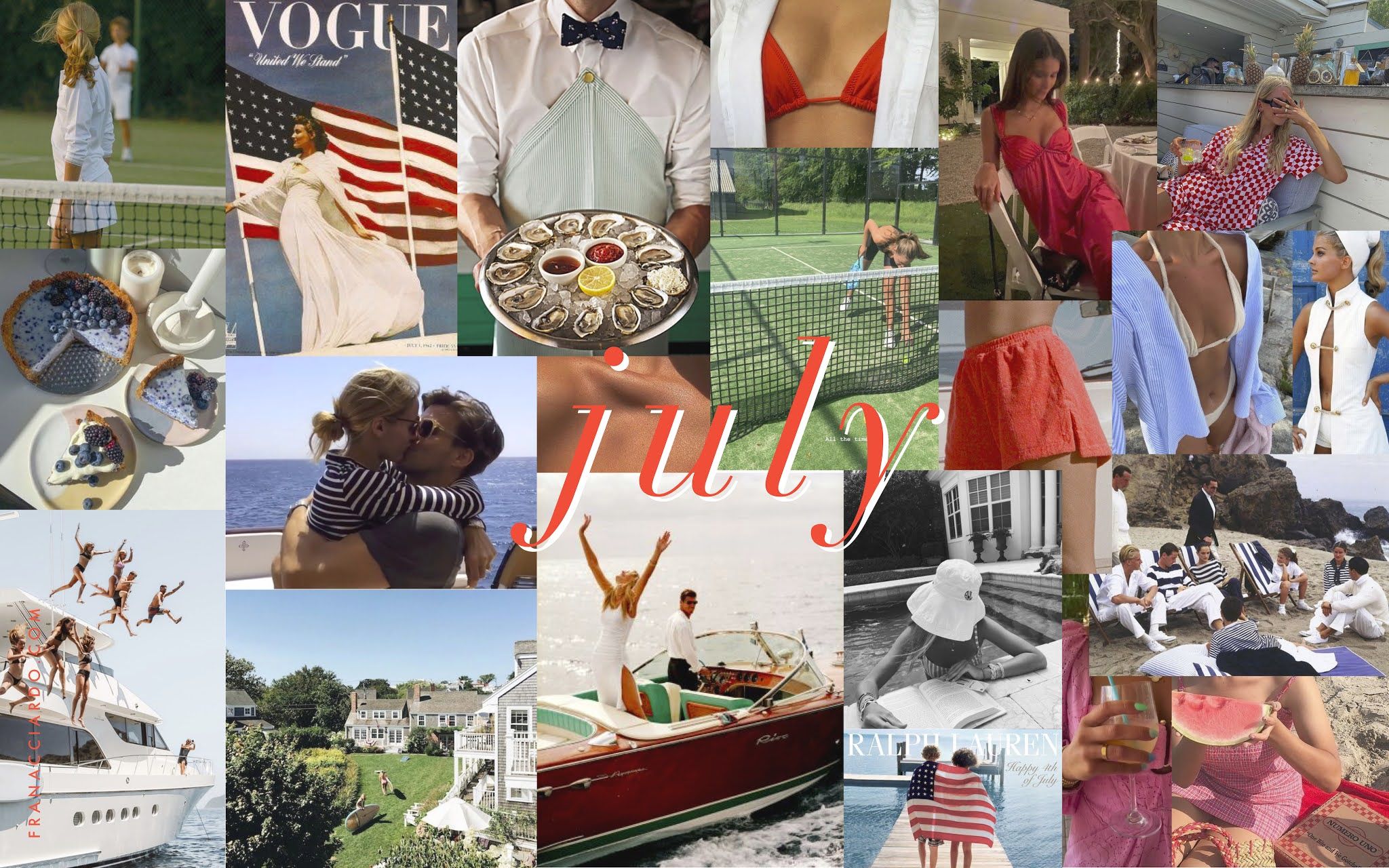 2048x1280 July Moodboard (Desktop + iPhone Wallpaper)
