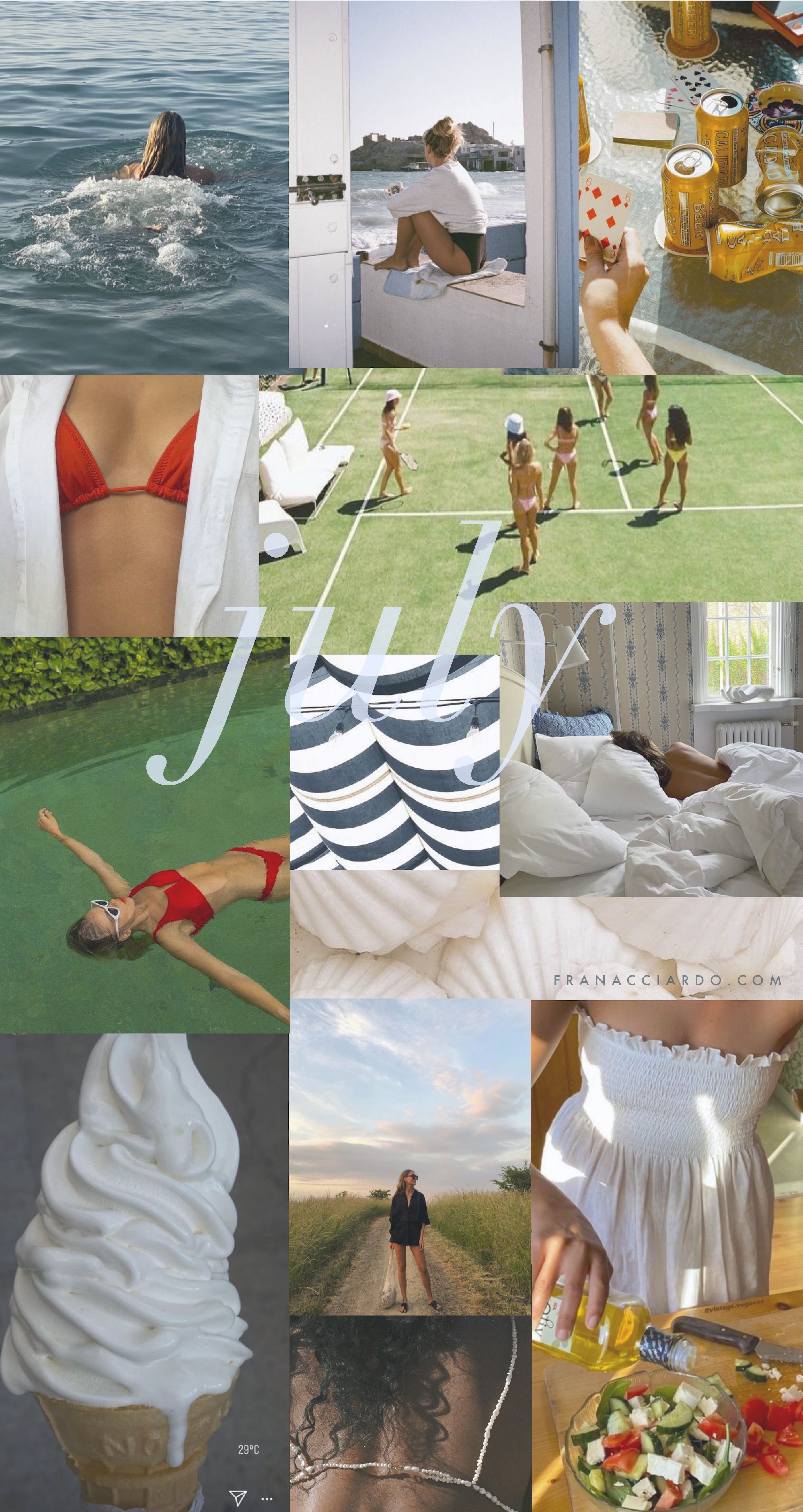 2800x5275 July Moodboard (Desktop & iPhone Wallpaper)