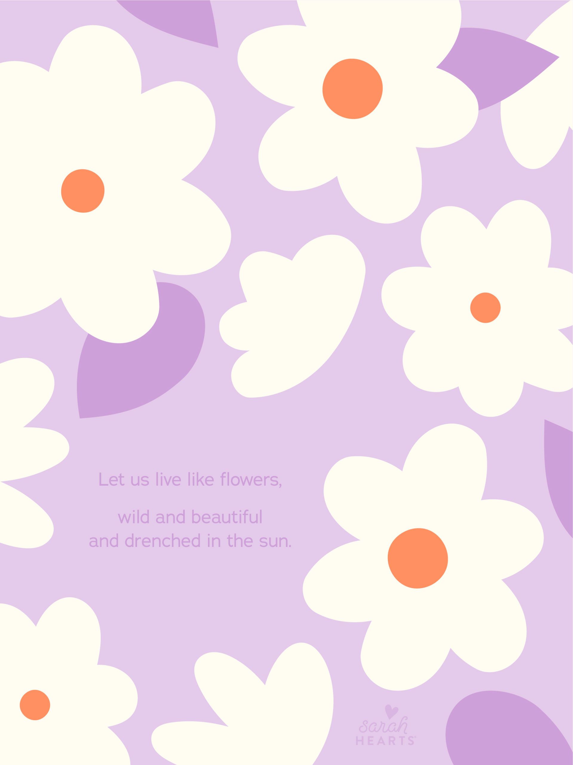 1919x2560 July 2021 Flower Calendar Wallpaper