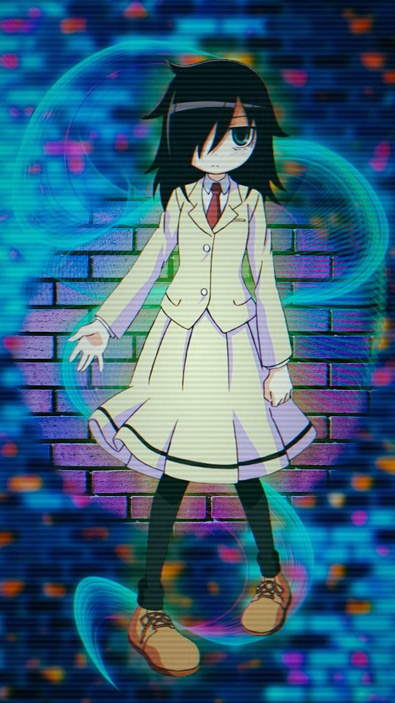 800x1422 Tomoko, anime, tomoko kuroki, watamote, HD phone wallpaper