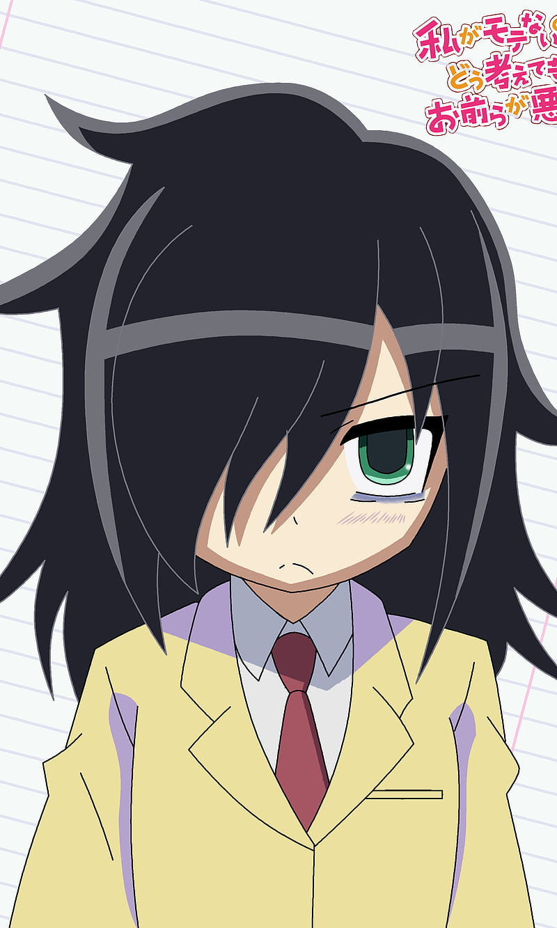 800x1333 HD watamote anime wallpaper