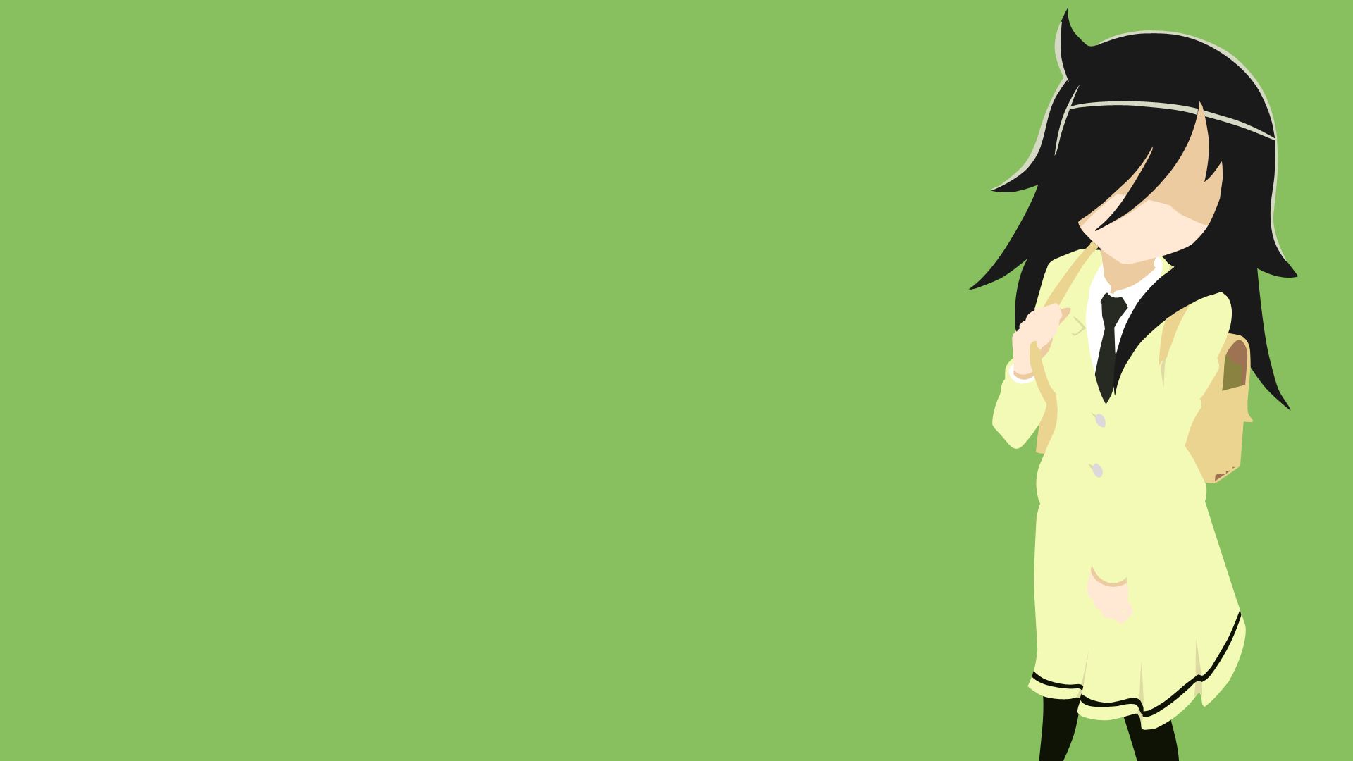 1920x1080 Phone wallpaper: Anime, Watamote, Tomoko Kuroki 849342