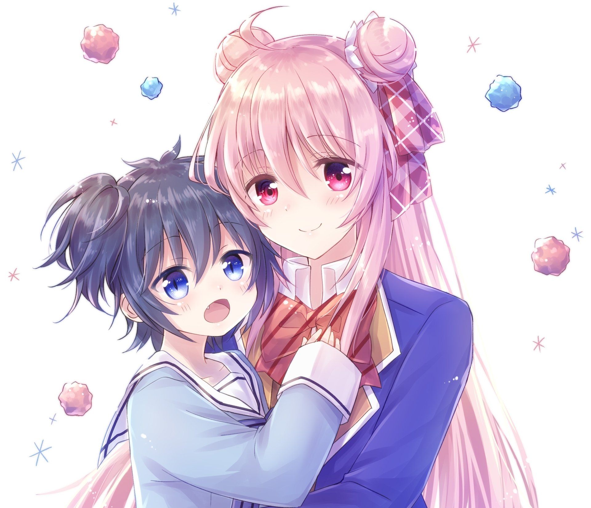 1920x1651 Happy Sugar Life: Shio and Satō HD Wallpaper by にゃーx2050