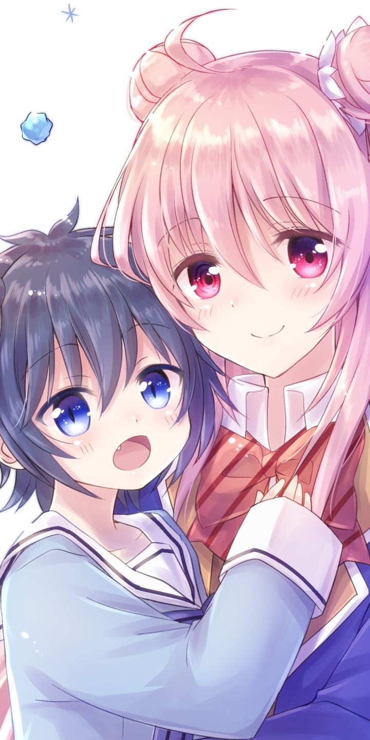 720x1440 Phone wallpaper: Happy Sugar Life, Anime, Satō Matsuzaka, Shio Kōbe 1348615