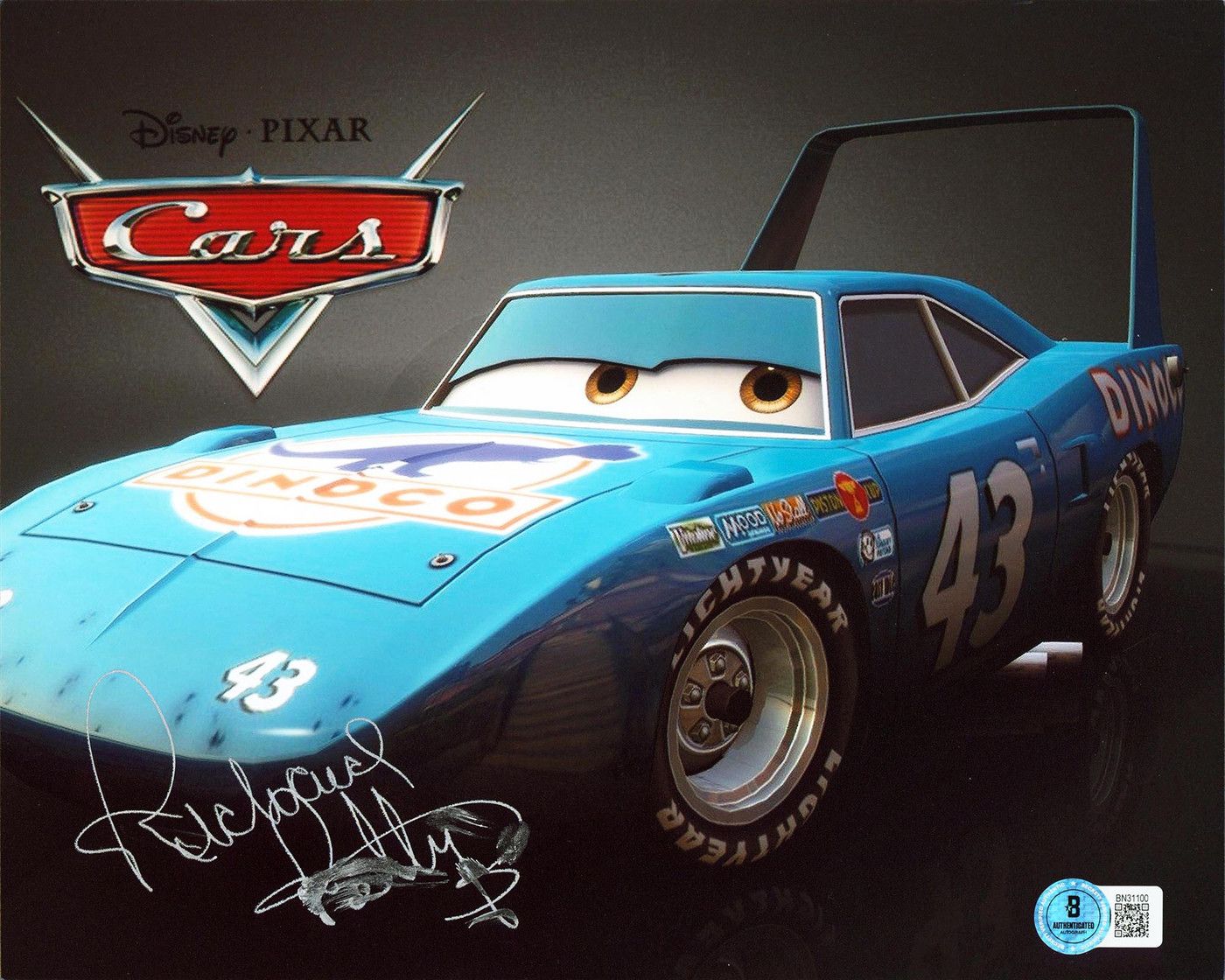 1400x1120 Richard Petty Cars Authentic Signed 8x10 Horizontal Photo BAS #BN31100