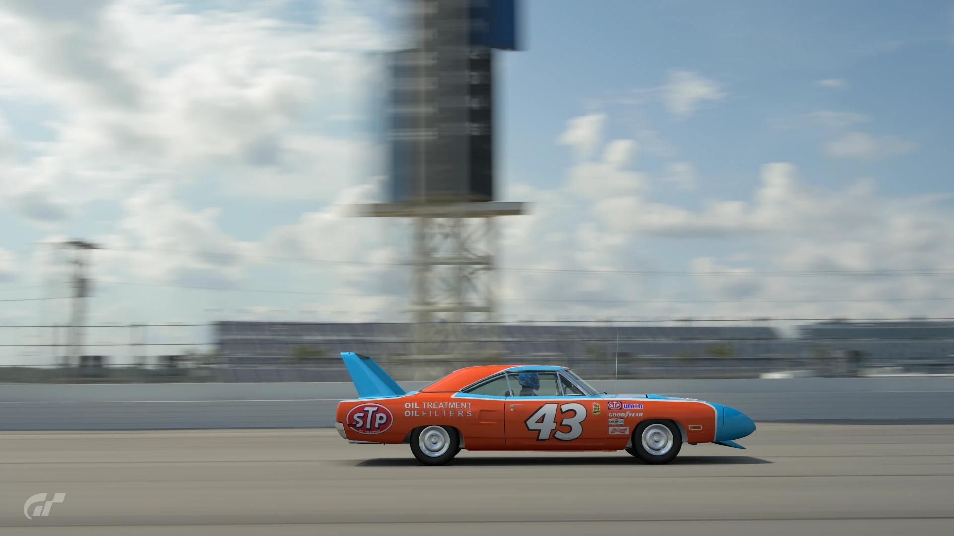 1920x1080 Here is my NASCAR No. 43 Richard The King Petty Livery based on the 1977 Daytona 500. Livery is available on my profile [PSN: Jay_Roger GT7: Capt.RogerDodger Tags: nascar, petty, king]. Hope you like