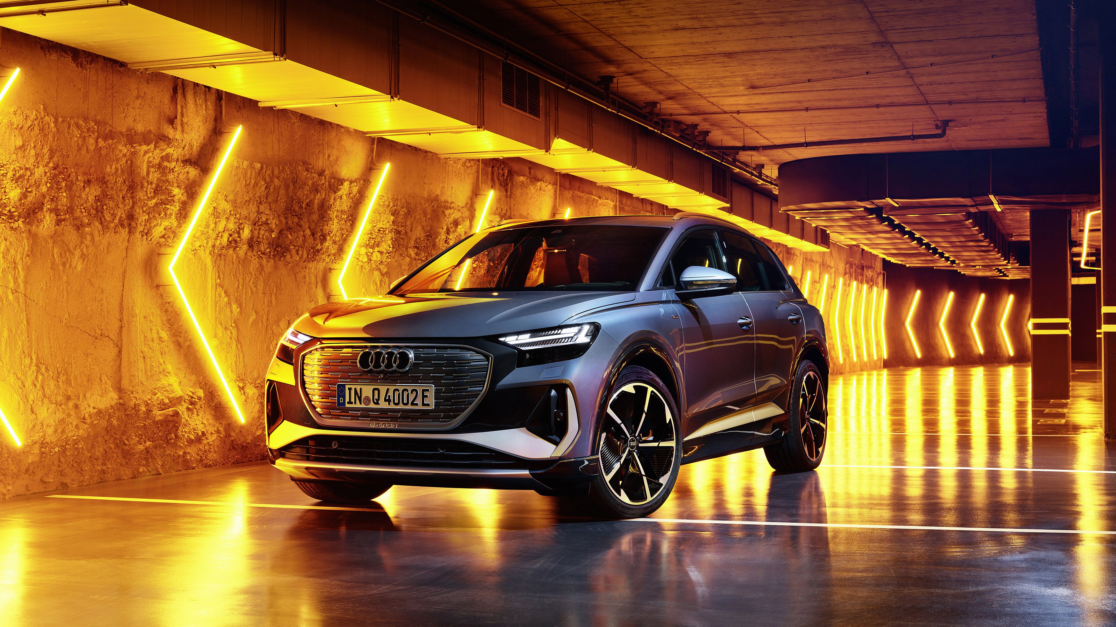 3840x2160 Audi Q4 E Tron Wallpaper