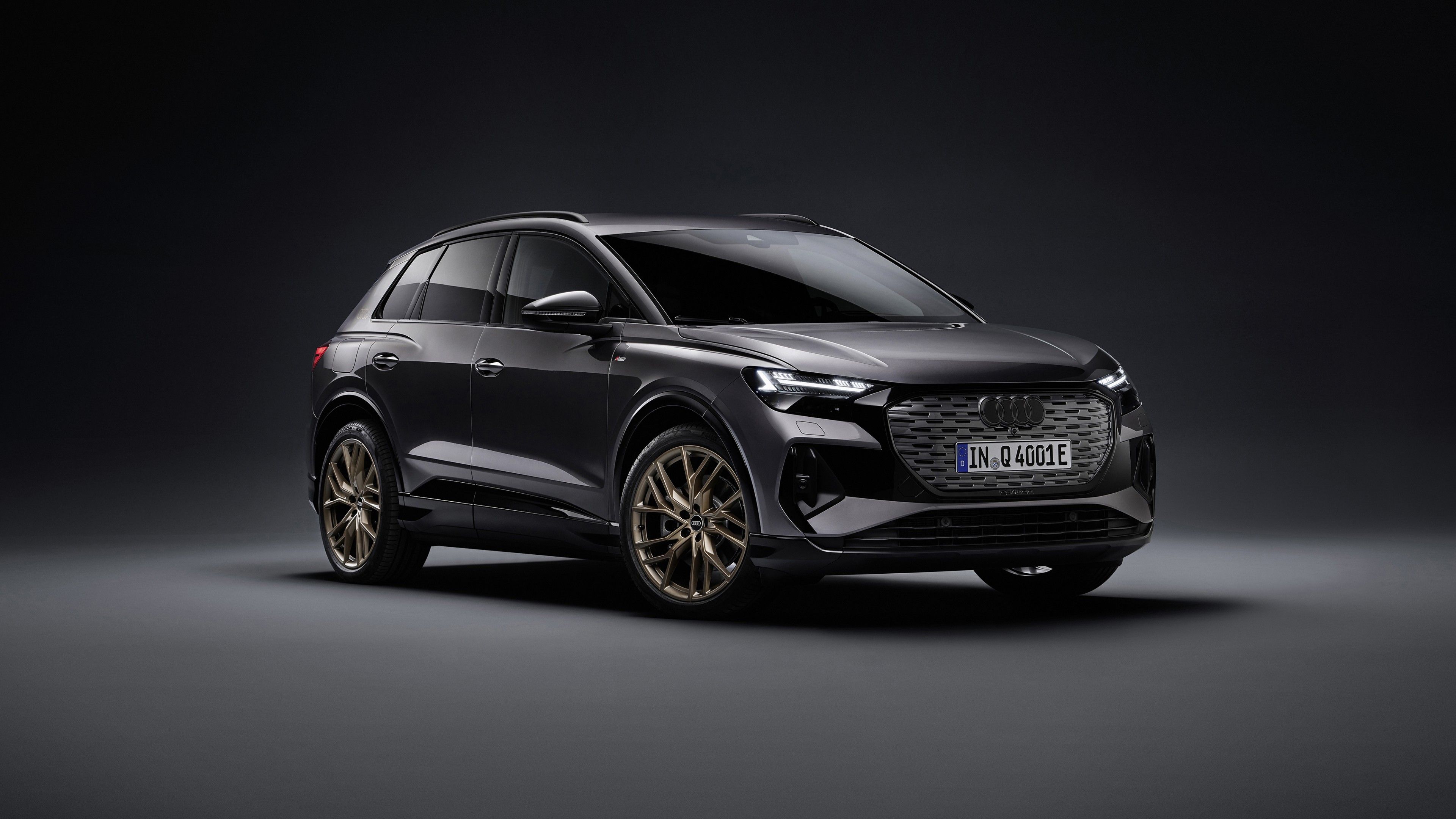 3840x2160 Audi Q4 50 E Tron S Line Edition One 2021 4K HD Cars Wallpaper