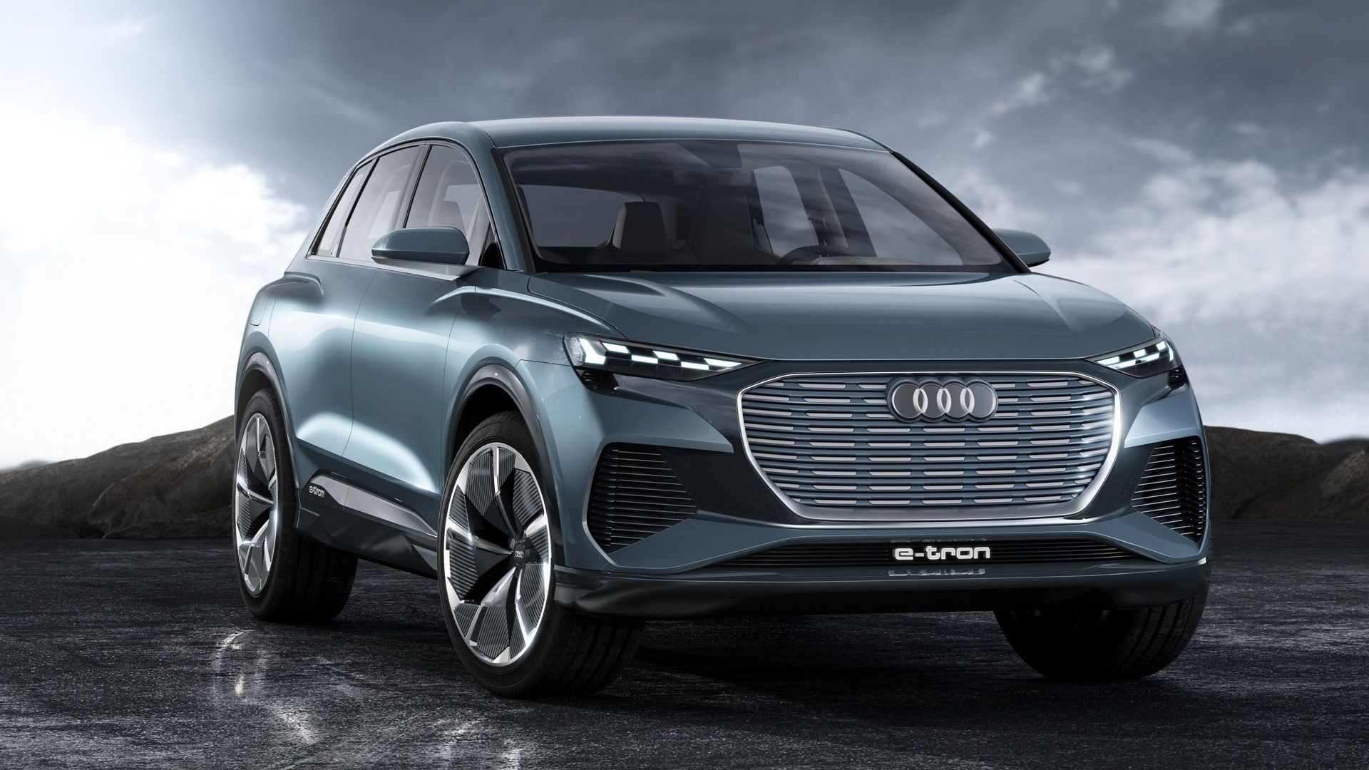 1920x1080 Audi Q4 E Tron To Offer Customization Of Its Lights?