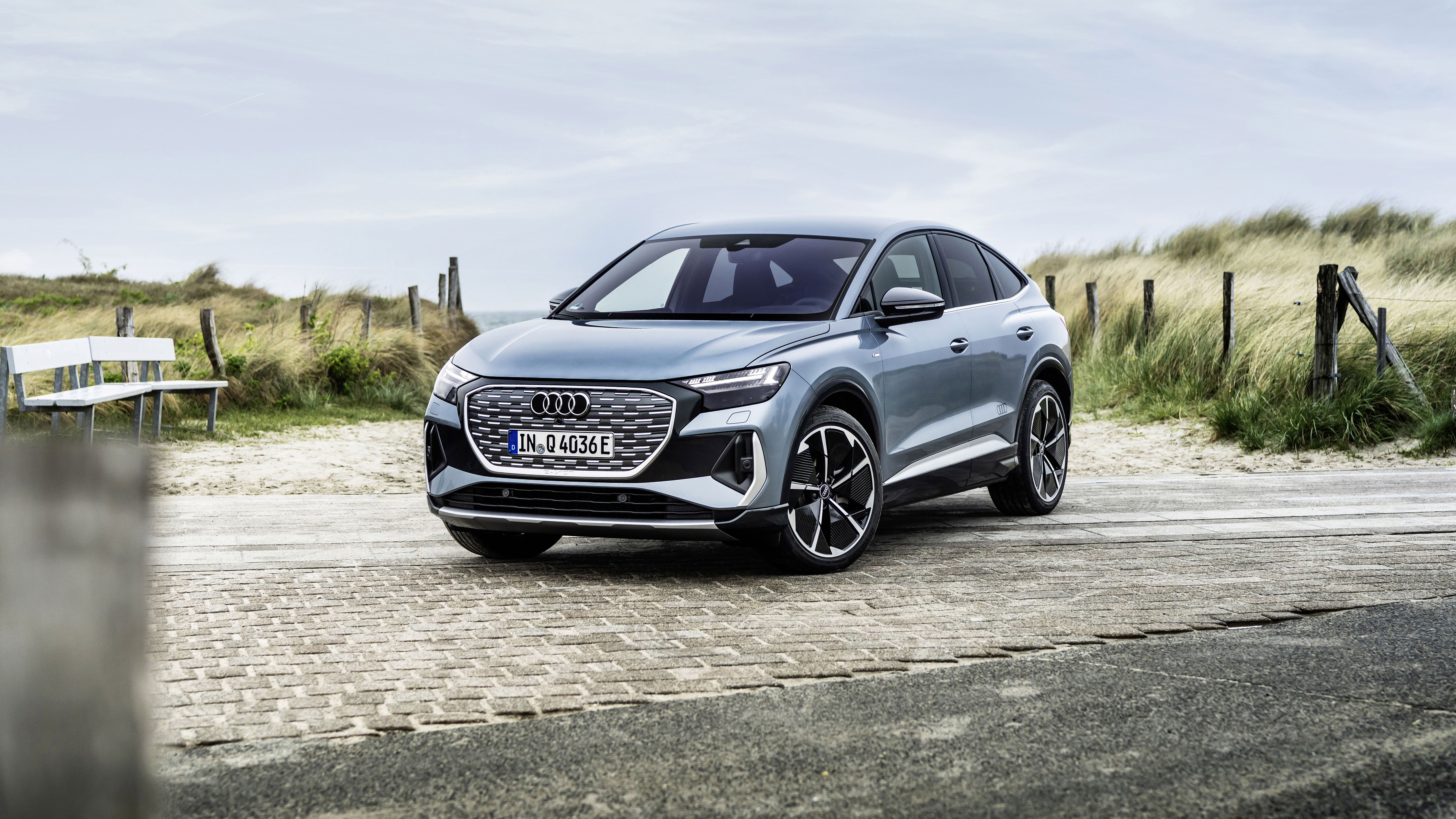 7680x4320 Audi Q4 Sportback 50 E Tron Quattro S Line Edition One 2022 4K 8k Wallpaper Car Wallpaper