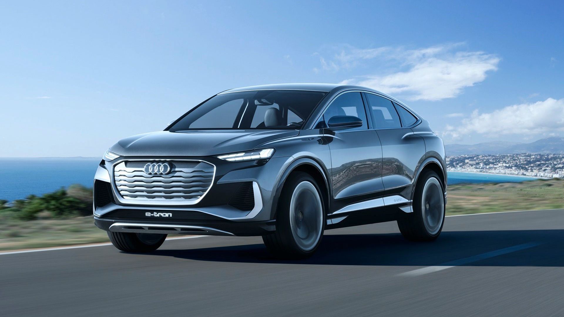 1920x1080 Audi Q4 Sportback E Tron Electric Crossover Concept: MEB Goes Matchmaking
