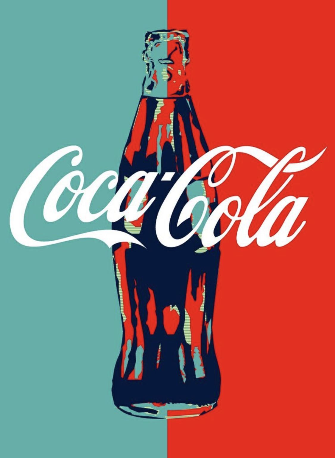 1125x1540 Coca Cola Retro HD Wallpaper