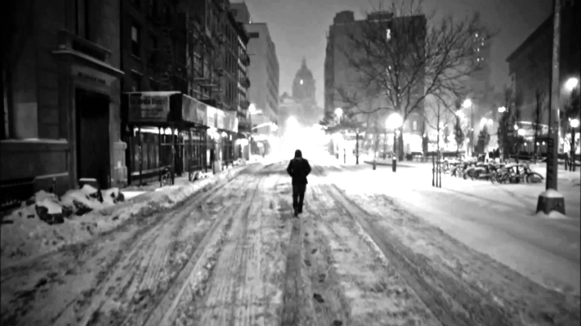 1920x1080 lonely, Mood, Sad, Alone, Sadness, Emotion, People, Loneliness, Solitude, Road, Winter, Downtown, City, Cities Wallpaper HD / Desktop and Mobile Background