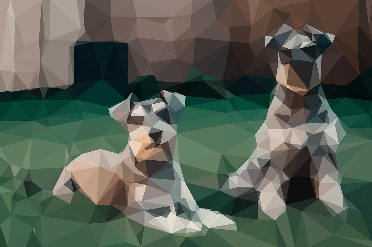 1280x853 Download Dogs Pets Pixel Art. Royalty Free Vector Graphic
