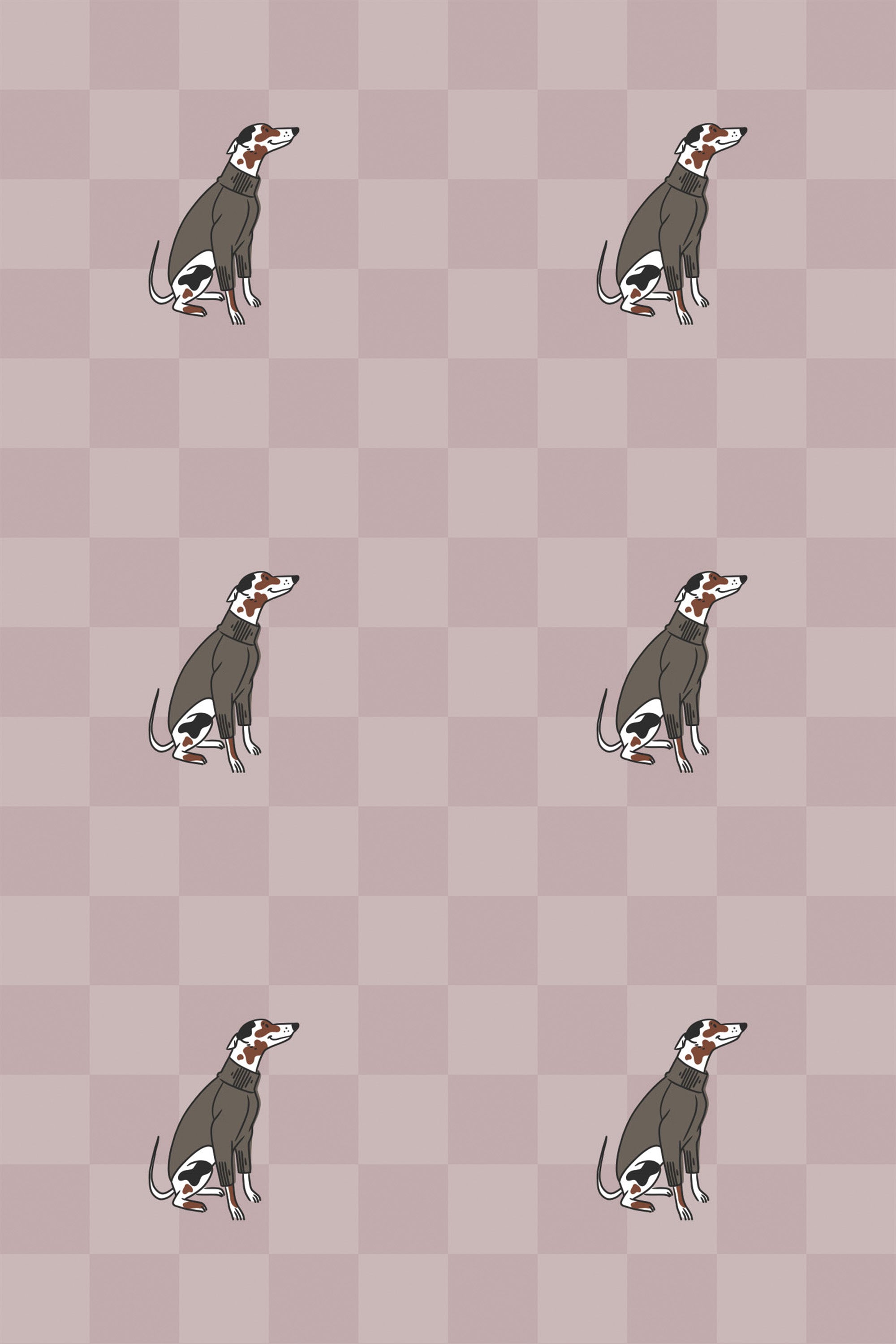 2000x3000 Fashion Dog Wallpaper Pasted Wallpaper / SAMPLE 30″x20″