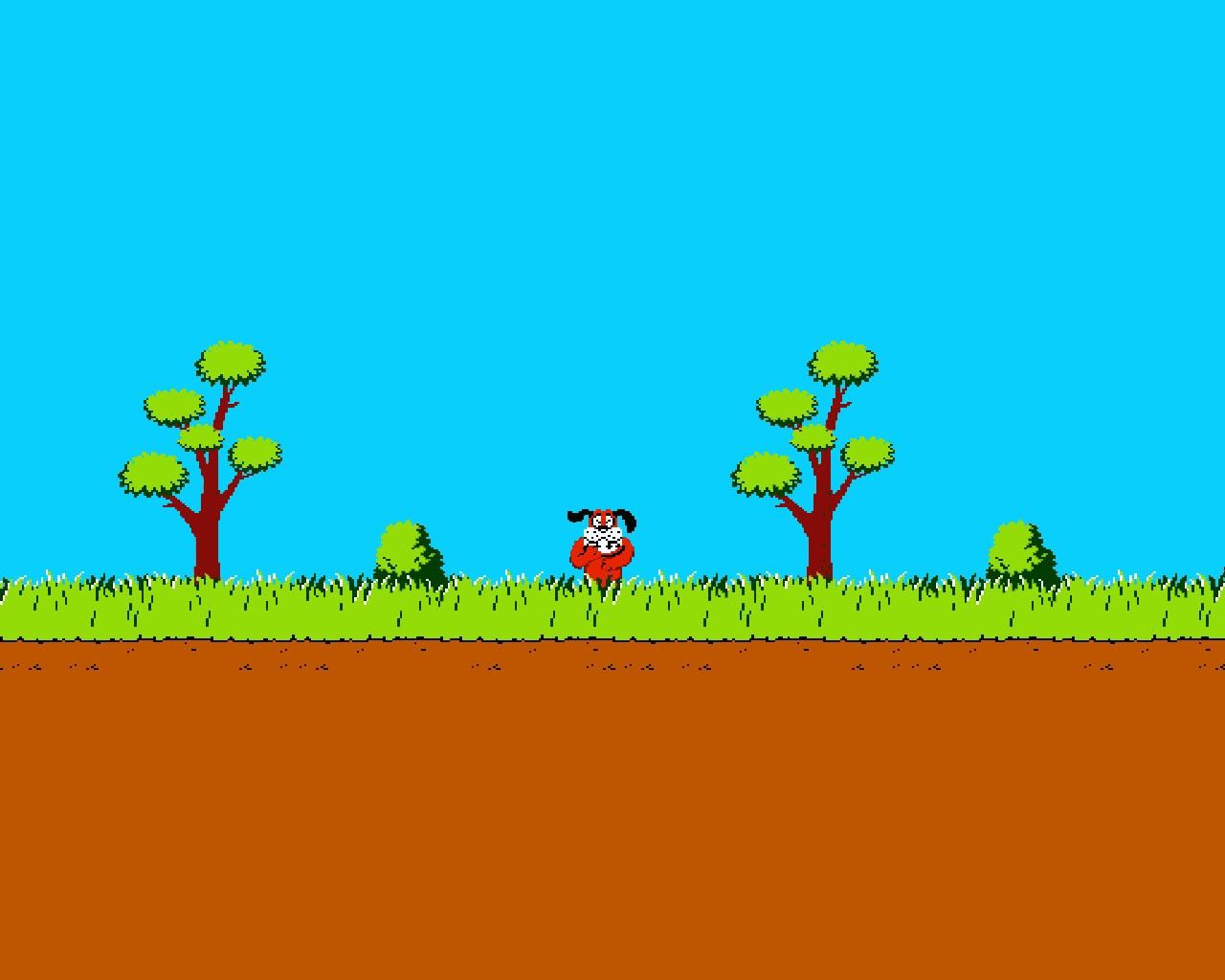 1280x1024 video Games, Nintendo, Duck Hunt, Dog, Trees, Pixel Art, Pixelated, Nintendo Entertainment System, Laughing Wallpaper HD / Desktop and Mobile Background