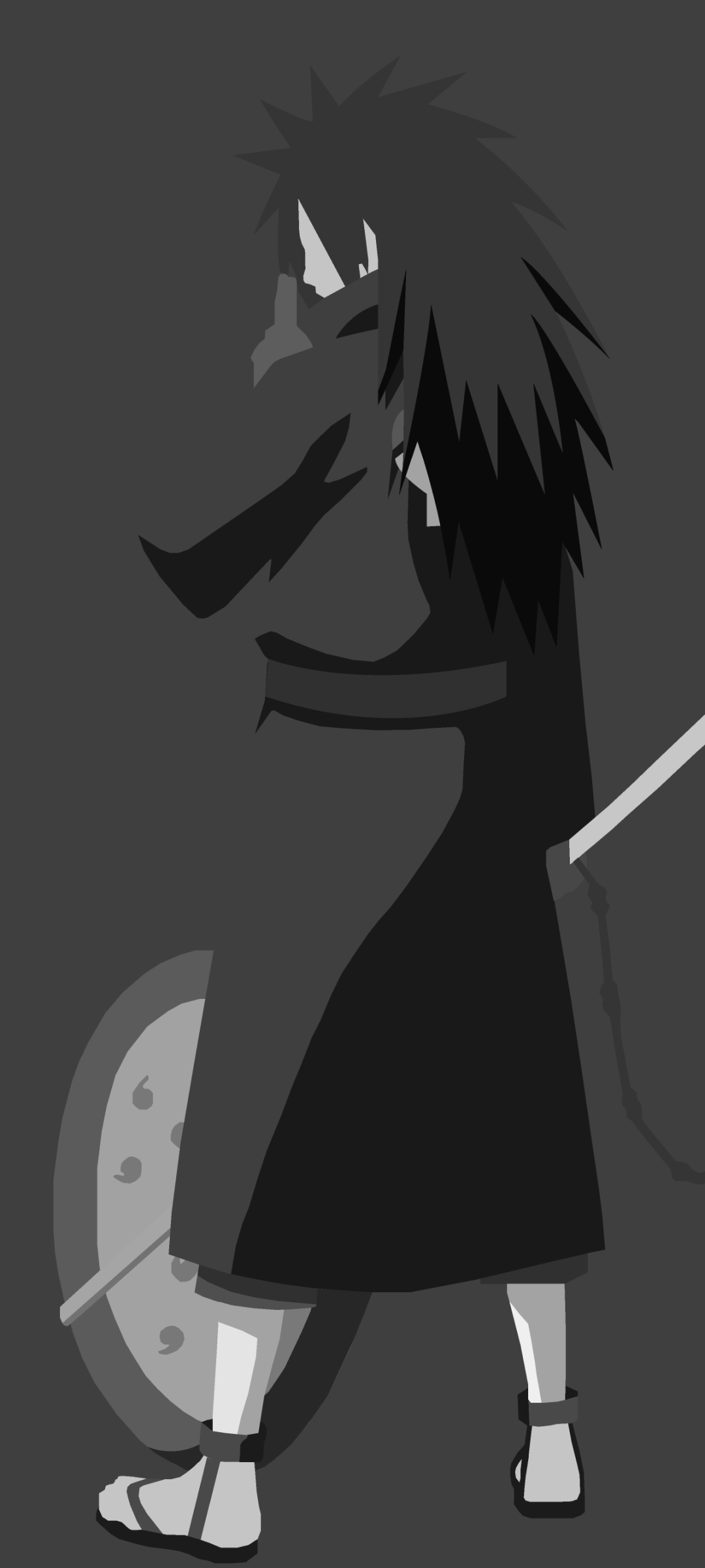 1080x2400 Madara Uchiha Shadow