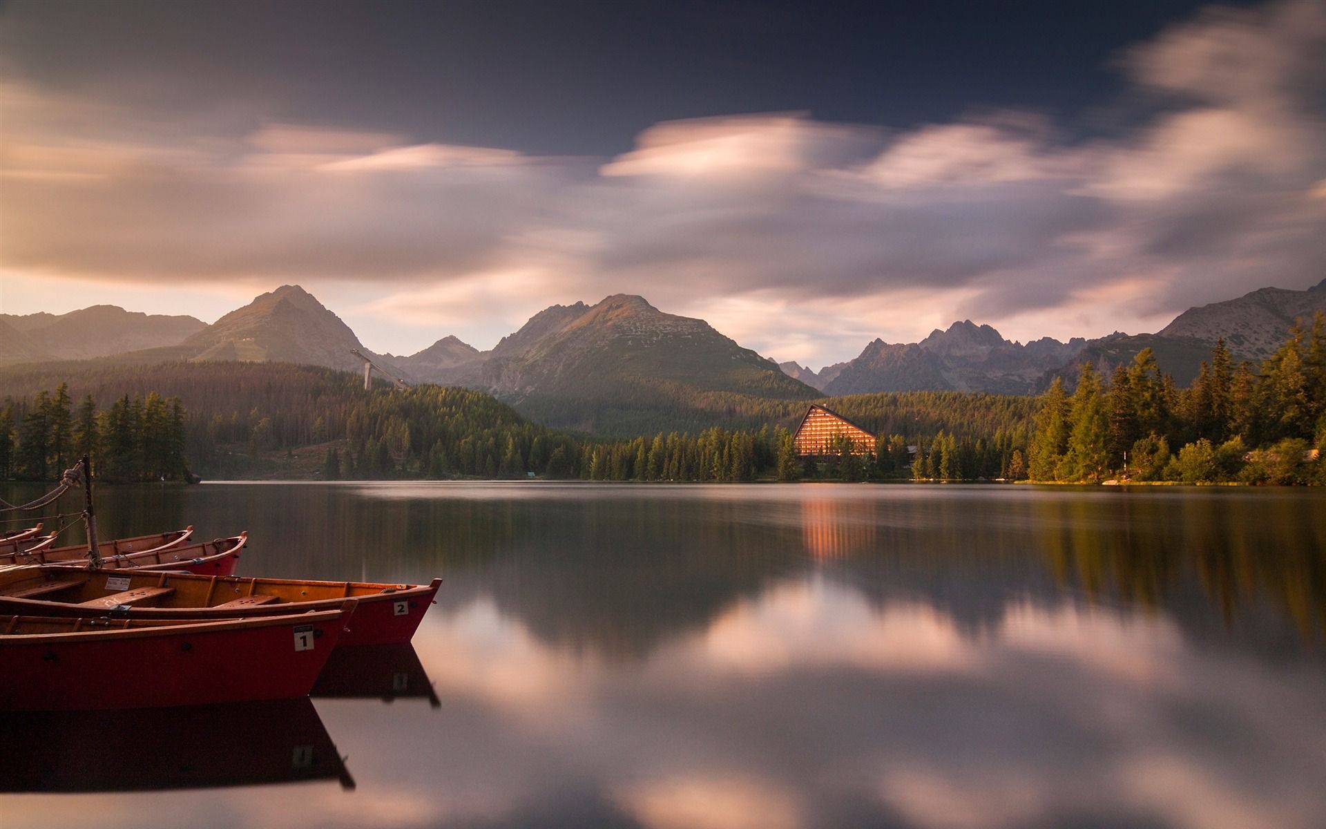 1920x1200 Calm lake nature scenery theme wallpaper 16