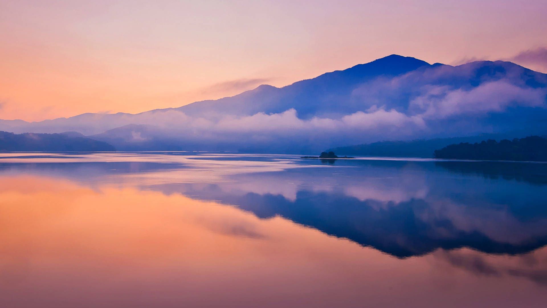 1920x1080 Huawei Aesthetic Lake Wallpaper