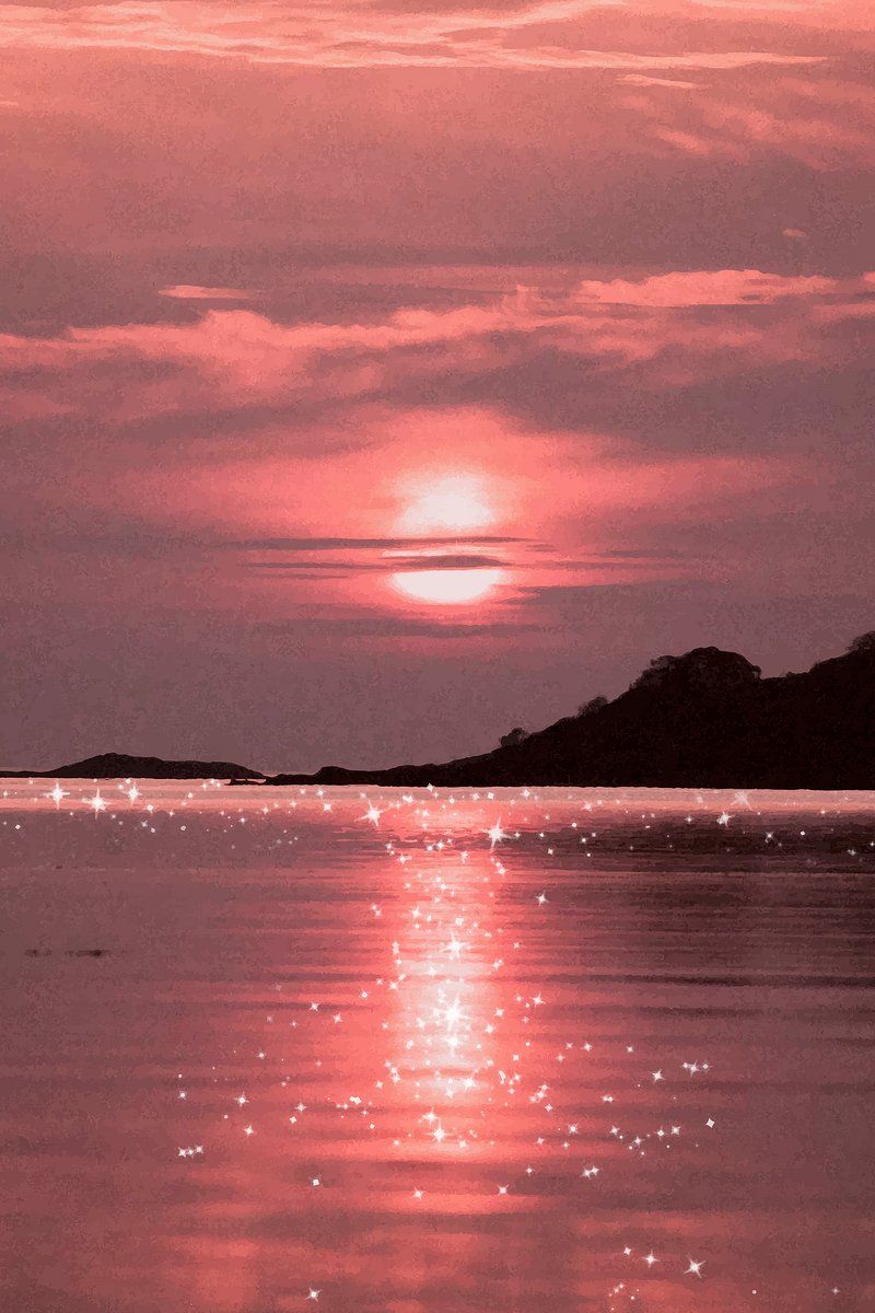 800x1200 Sunset beach desktop wallpaper vector