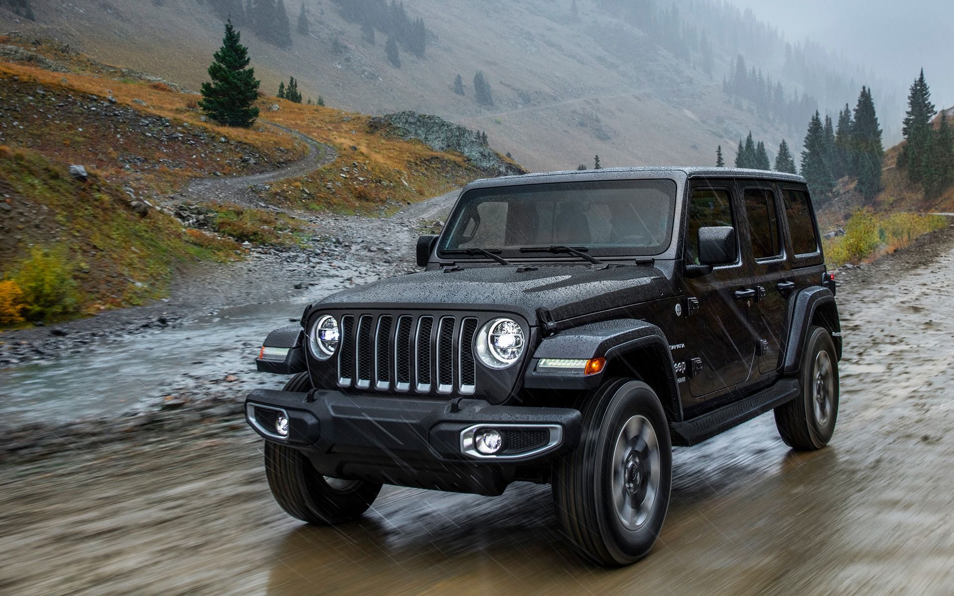 1920x1200 The 2018 Jeep Wrangler Sahara In Picture