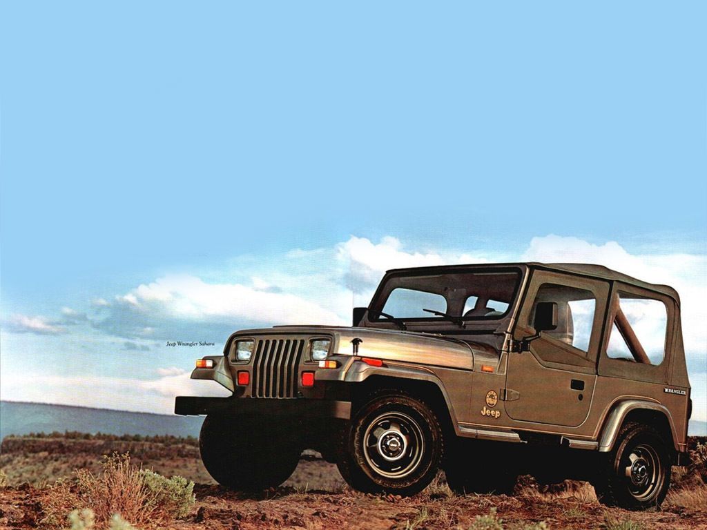 1024x768 1996 Jeep Wrangler Sahara (YJ) Wallpaper