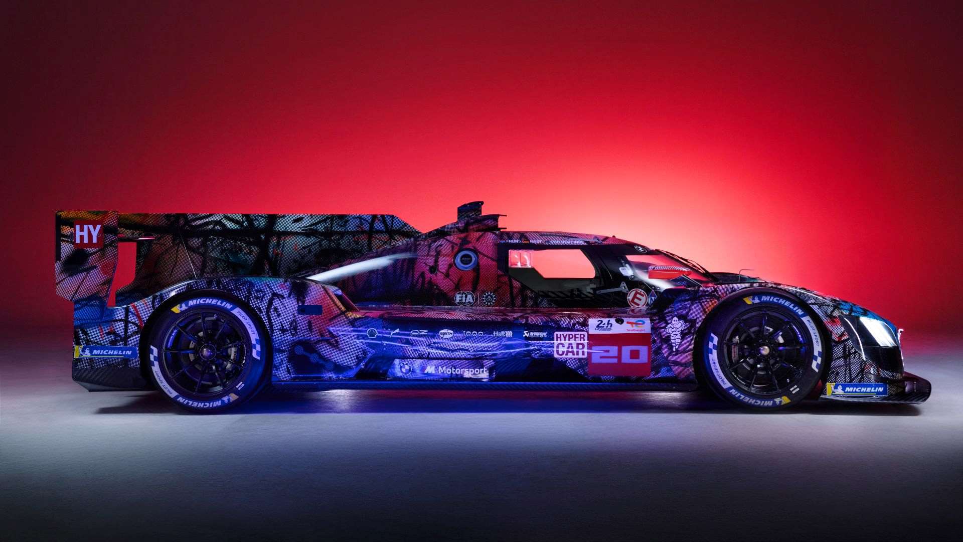 1920x1080 BMW M Hybrid V8 art car to race at Le Mans