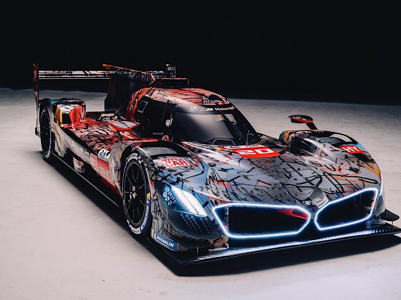 1400x1050 This Is the Crazy Art Car Wrap the BMW M Hybrid V8 Will Wear During the 2024 Le Mans Race