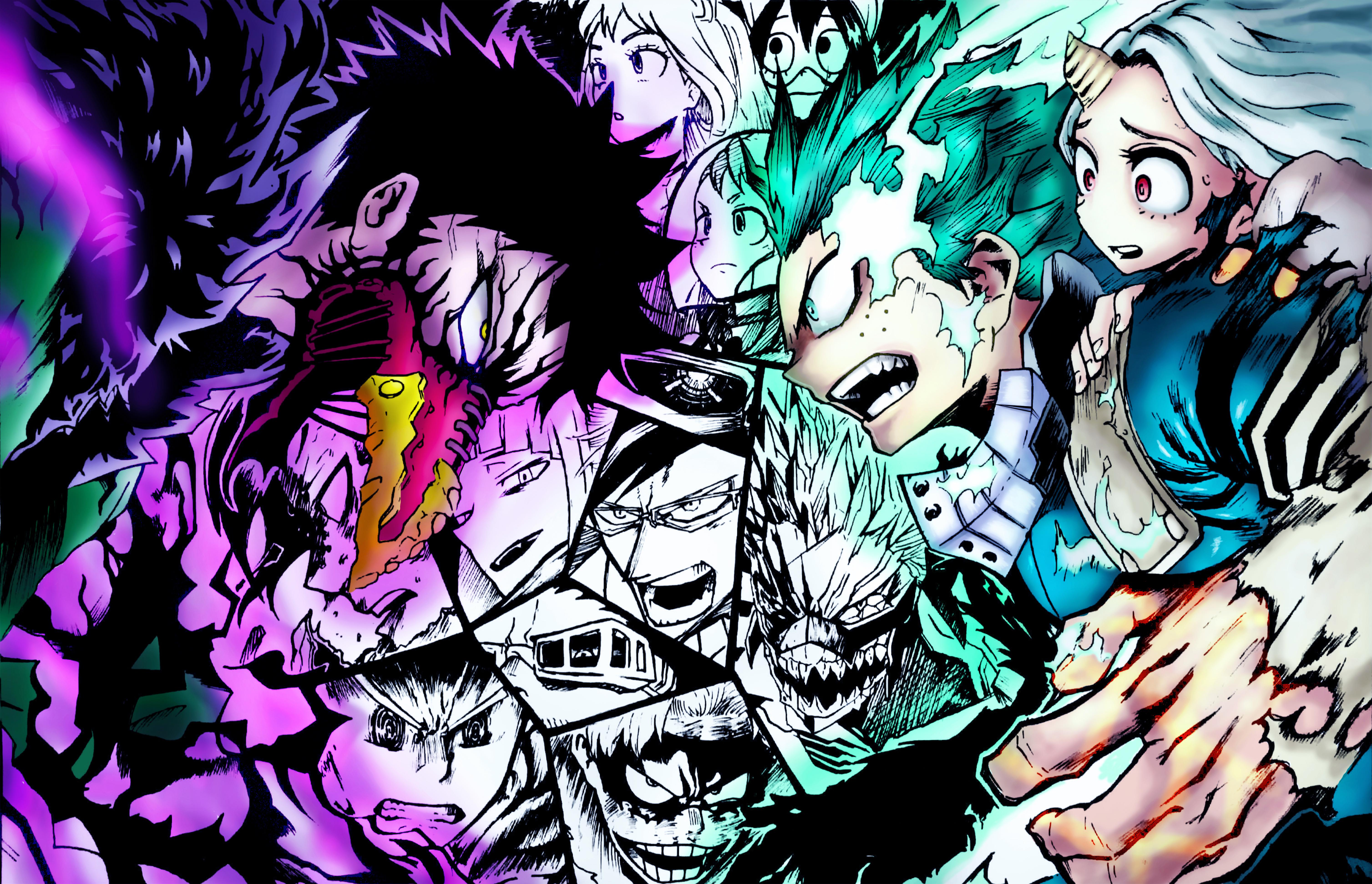6030x3890 SHIE HASSAIKAI ARC! As promised I colored it the some want it to be. It took me long enough since I'm also working on other stuff like my original manga. This is