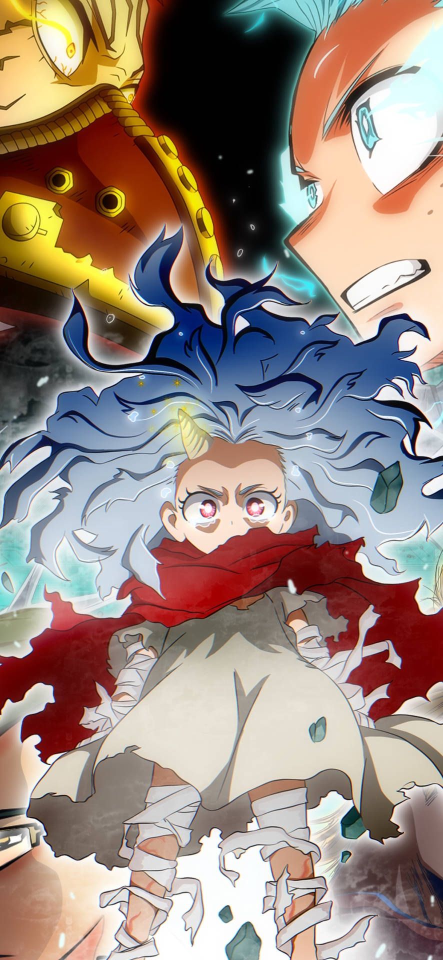 886x1920 Shie Hassaikai Arc My Hero Academia Phone Wallpaper