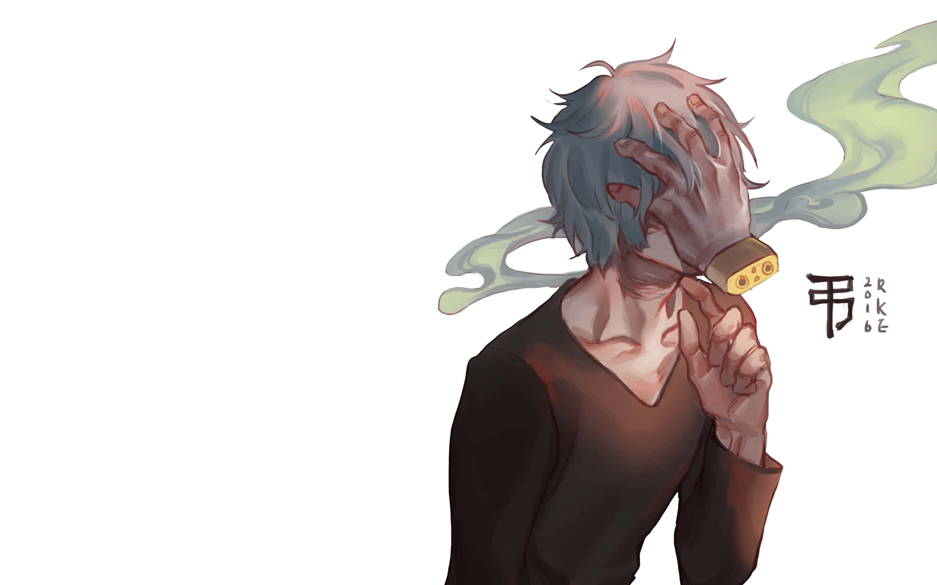 1920x1200 Download Tomura Shigaraki, Rising Villain Wallpaper